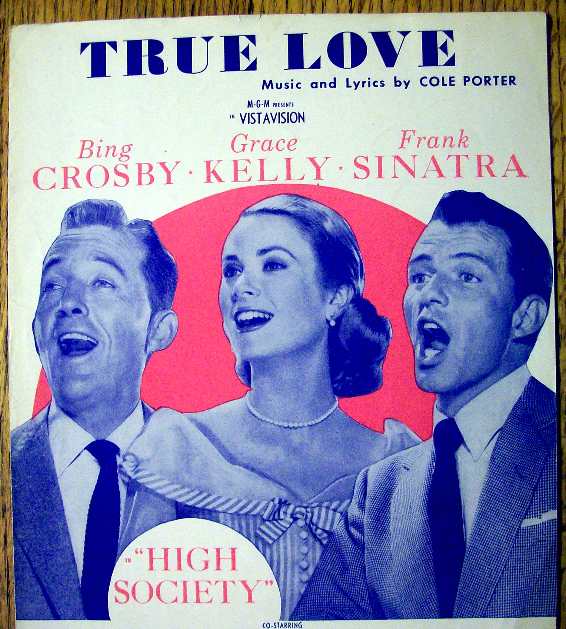Sheet Music For 1956 True Love with Crosby  & Sinatra