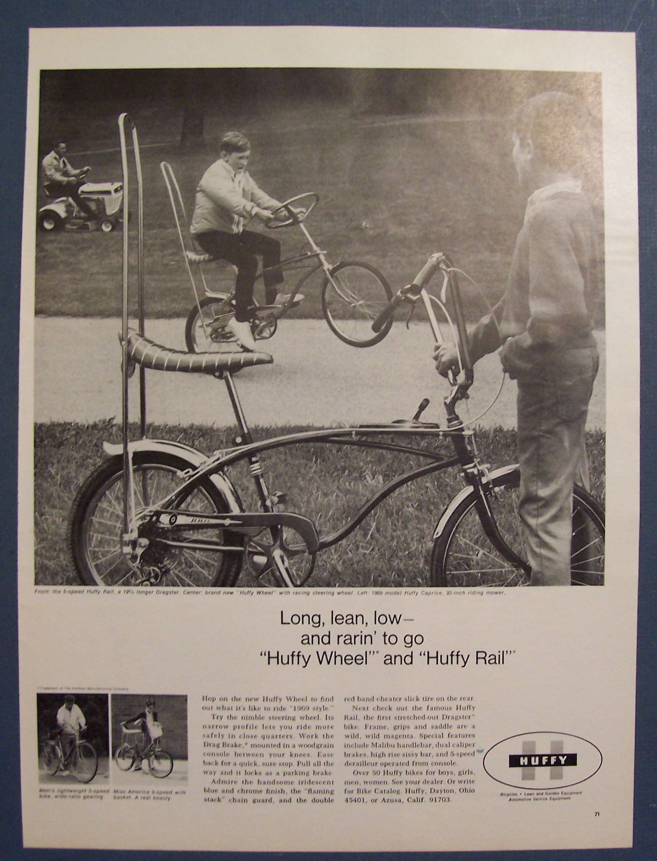 1968 Huffy Wheel & Huffy Rail
