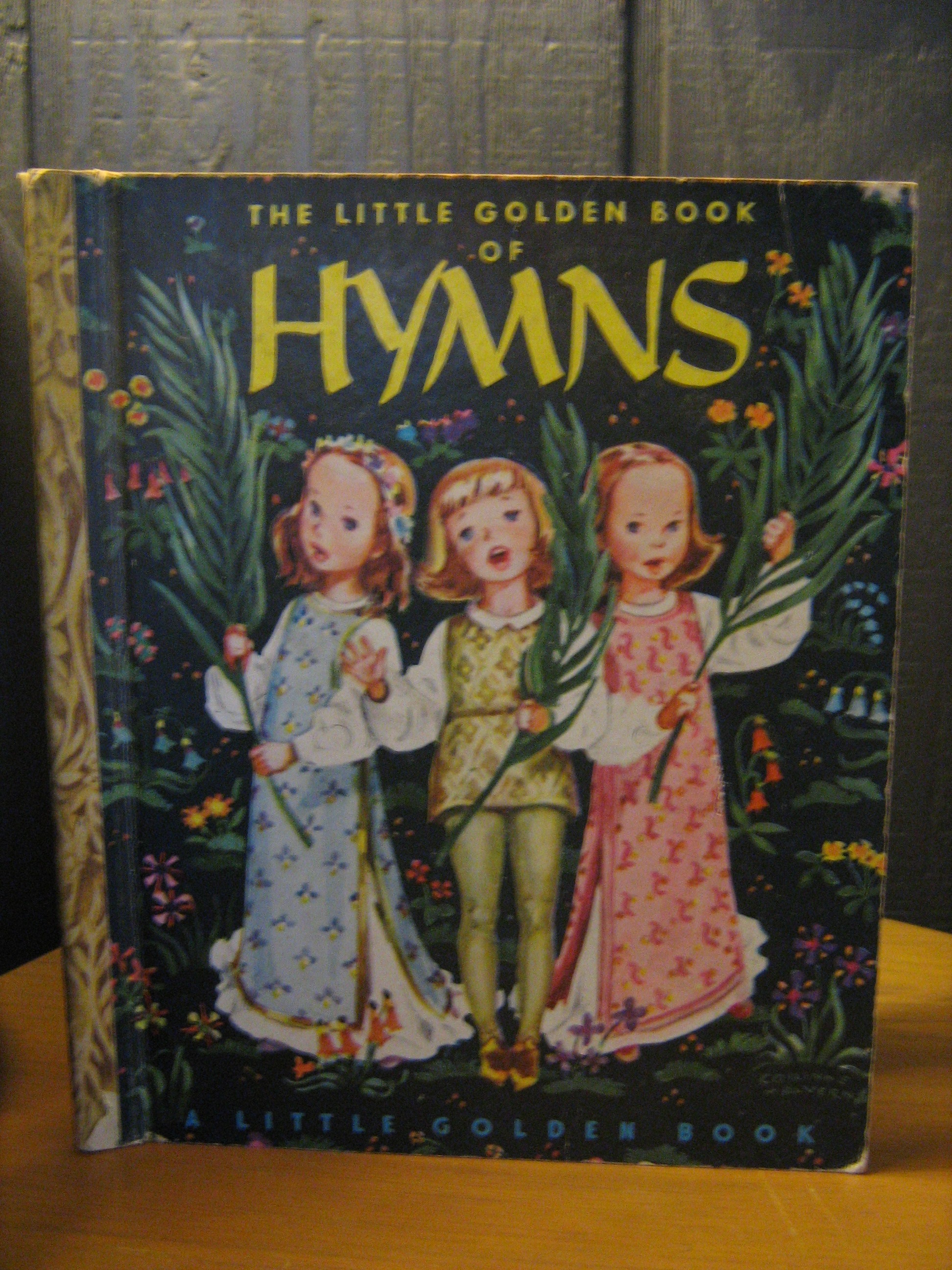 Vintage The Little Golden Book Of Hymns