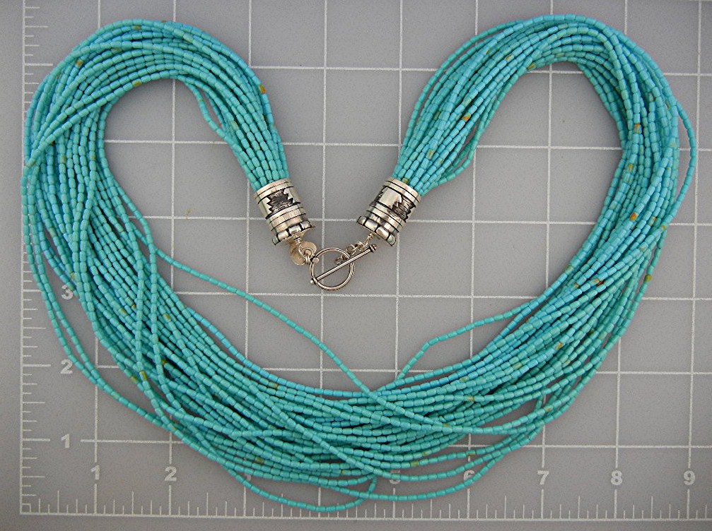 Doreen Leyba Sleeping Beauty Turquoise Sterling Silver