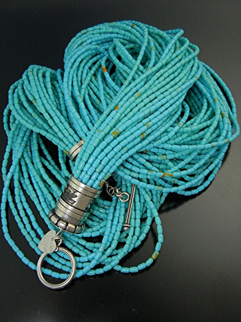 Doreen Leyba Sleeping Beauty Turquoise Sterling Silver