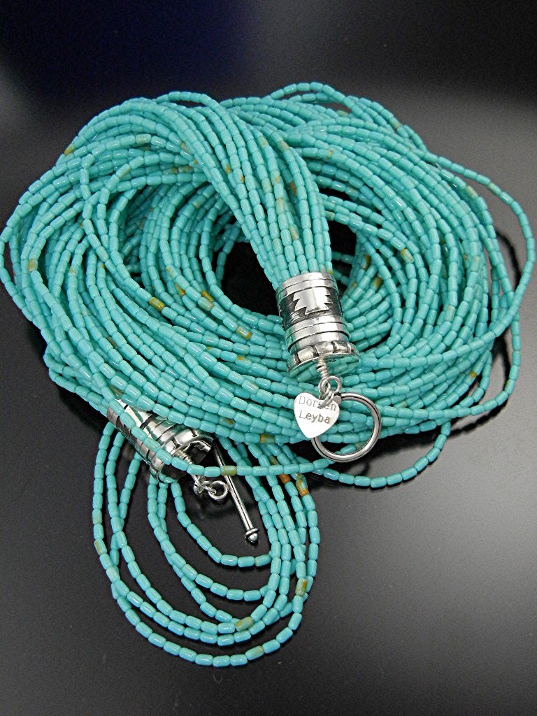 Doreen Leyba Sleeping Beauty Turquoise Sterling Silver