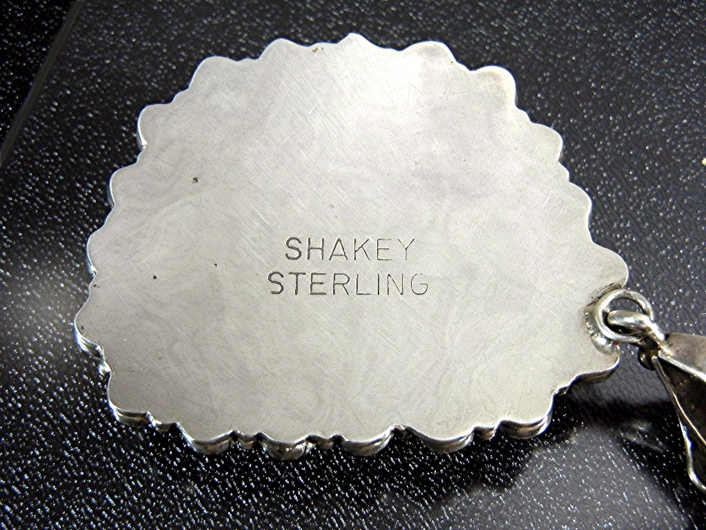 Navajo Russian Charoite Sterling Silver Necklace Shakey