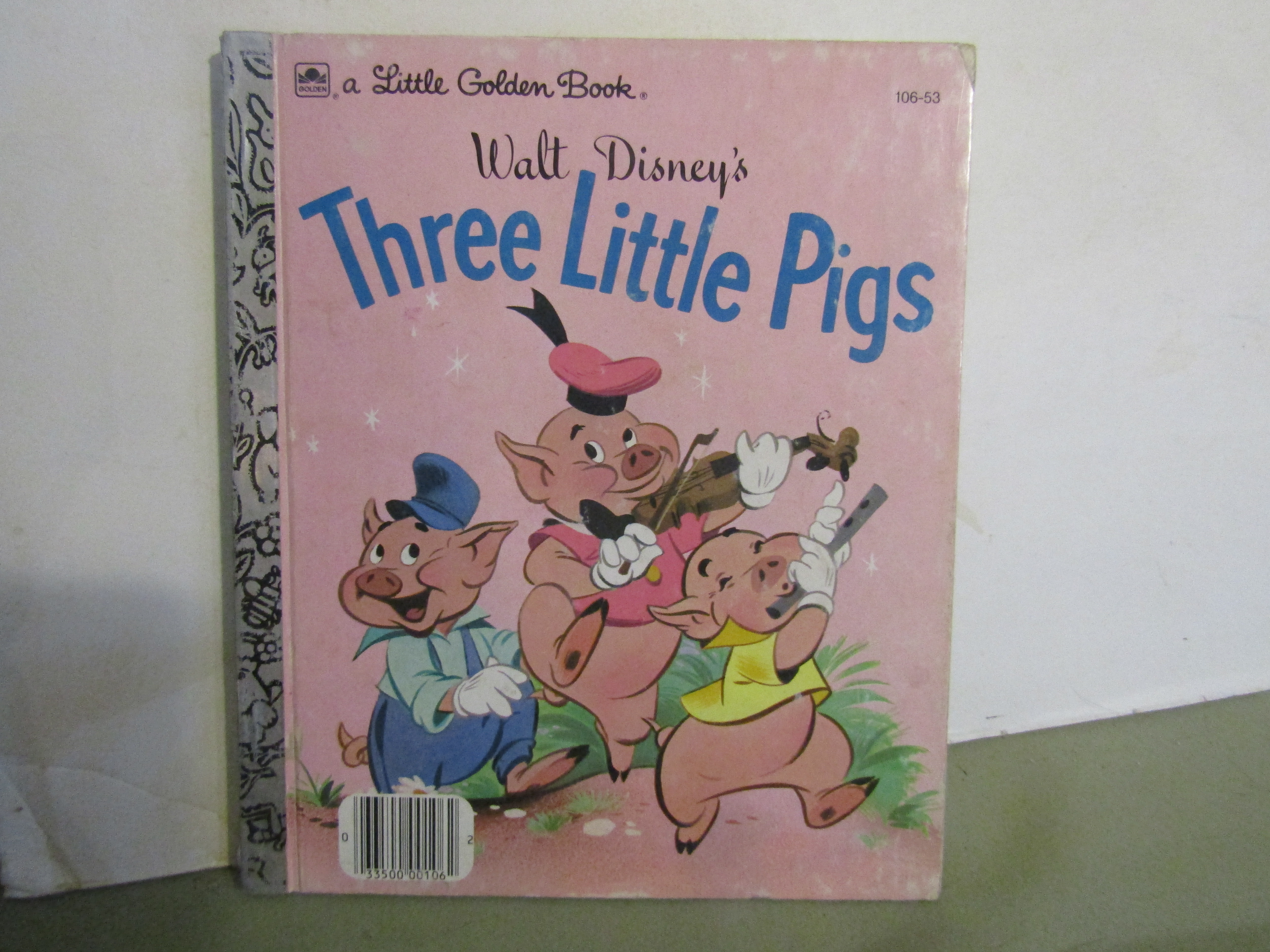 A Golden Book Disney's The Three Little Pigs 106-53