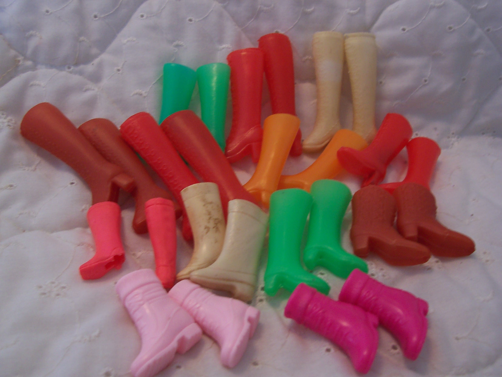 Barbie Doll Boot Lot 13 Pair