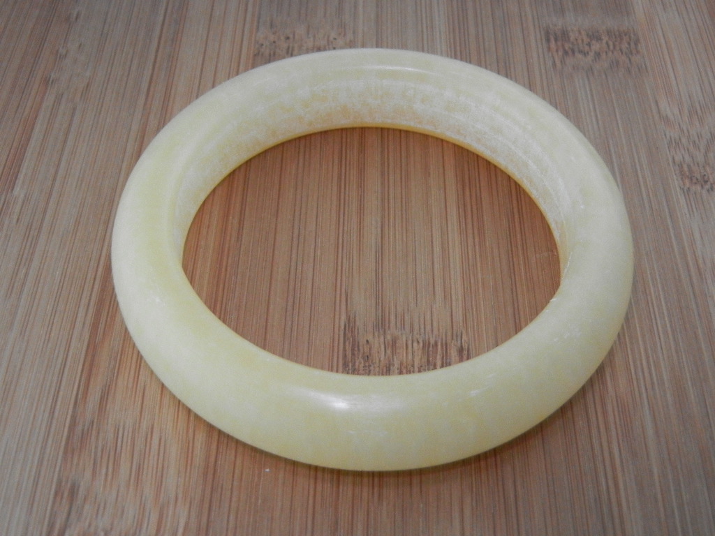 Bracelet Gold Jade Bangle
