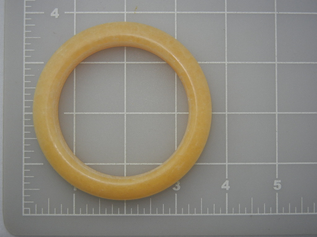 Bracelet Gold Jade Bangle