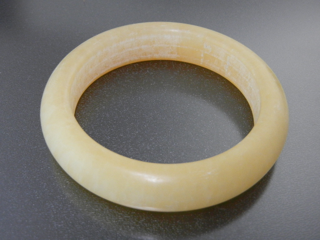Bracelet Gold Jade Bangle