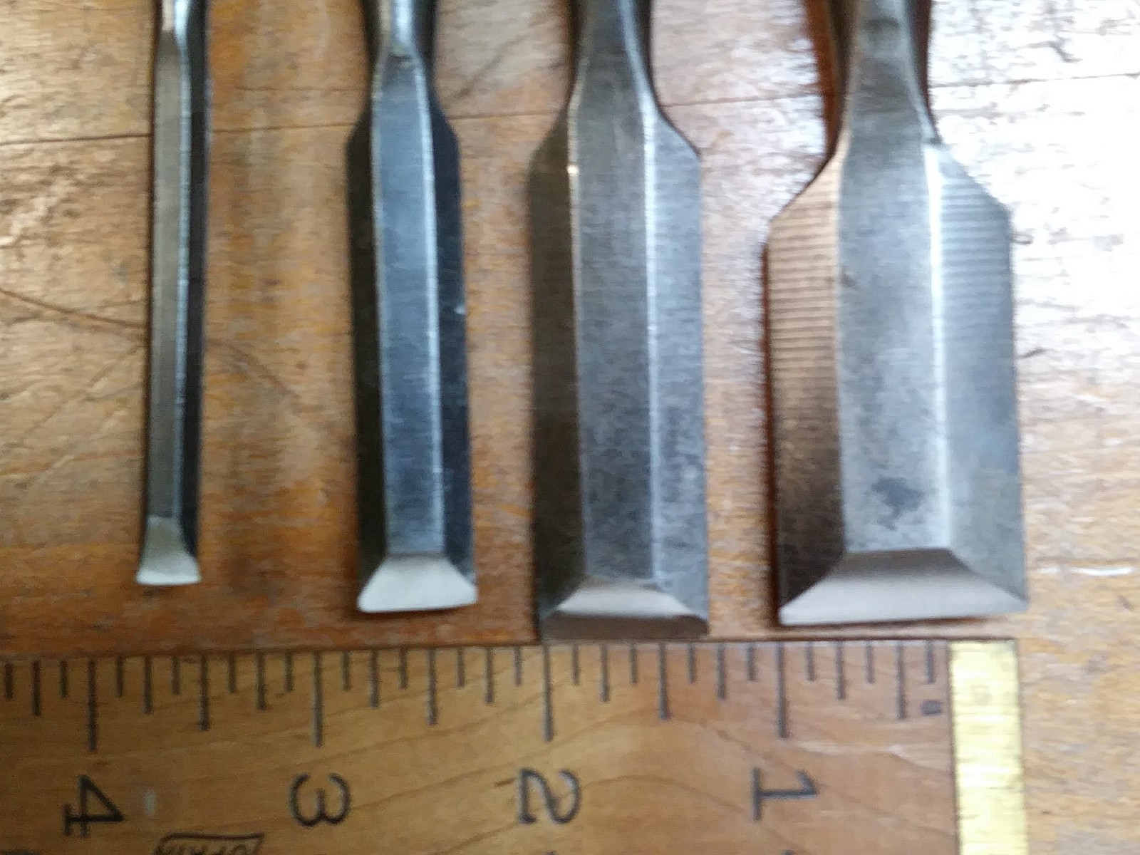 Stanley Handyman Butt Chisel Set of 4 H1252
