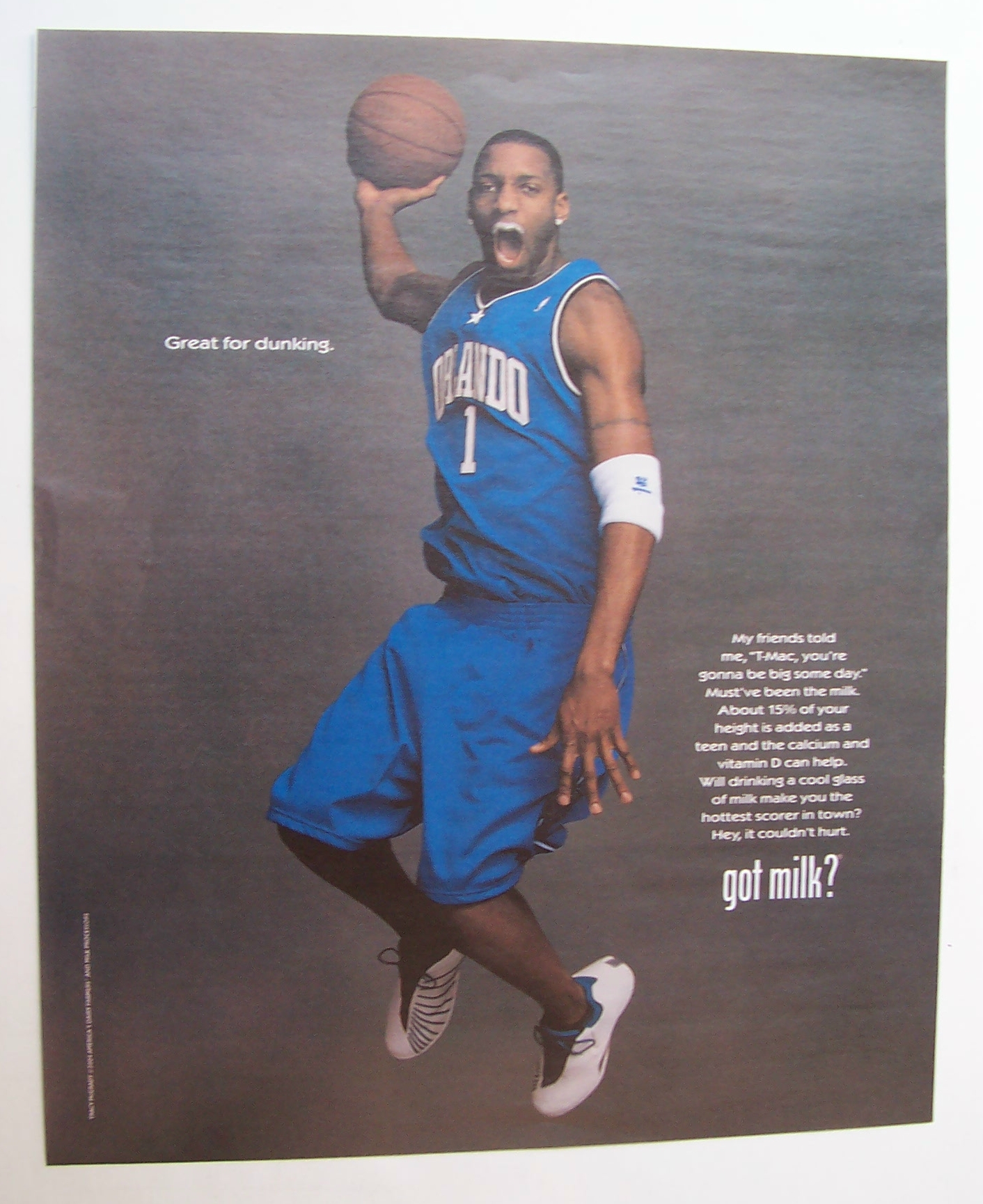 2004 Got Milk with Basketball's Tracy McGrady