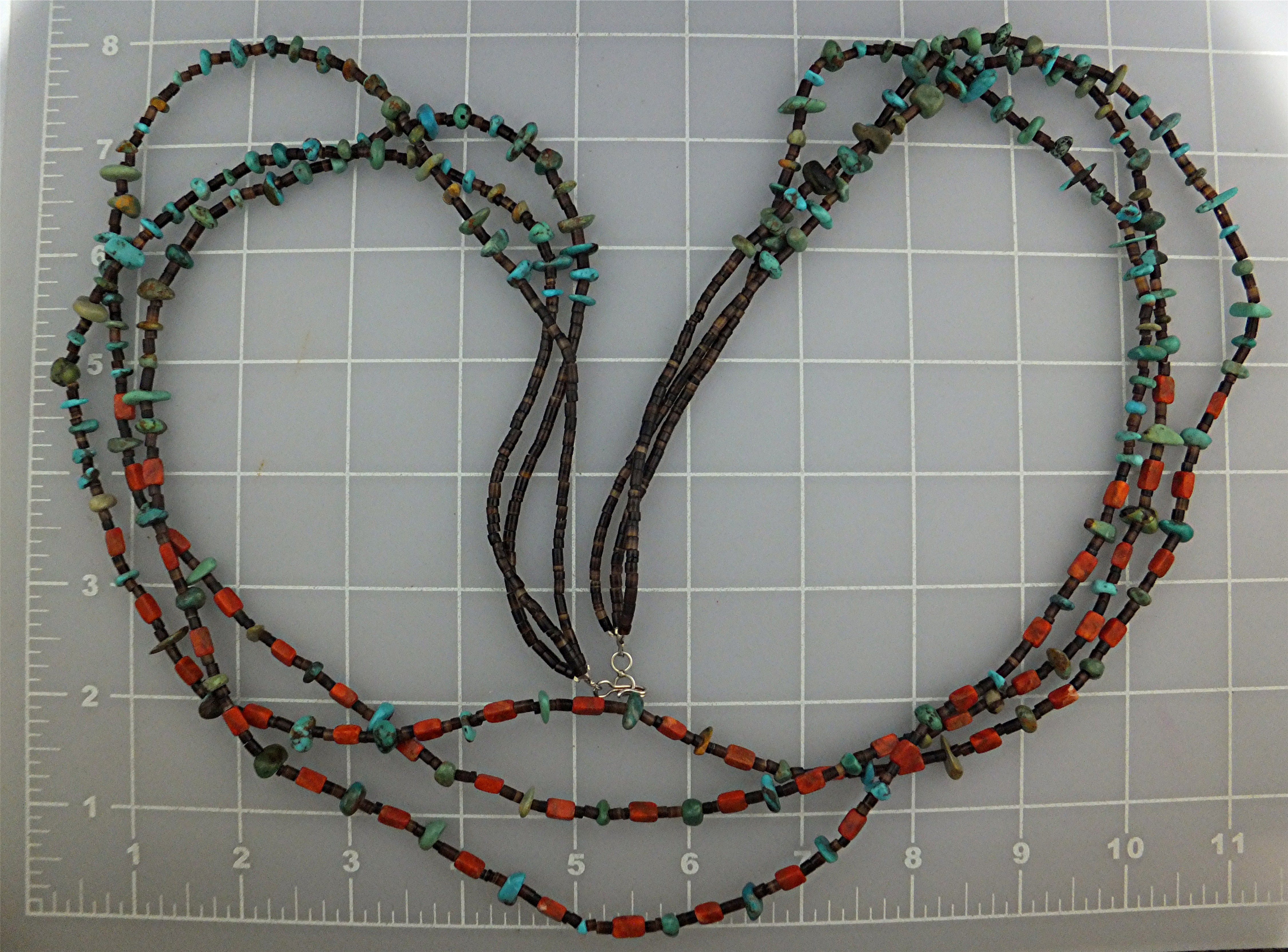 Necklace Spiny Oyster Turquoise Heishi Santo Domingo