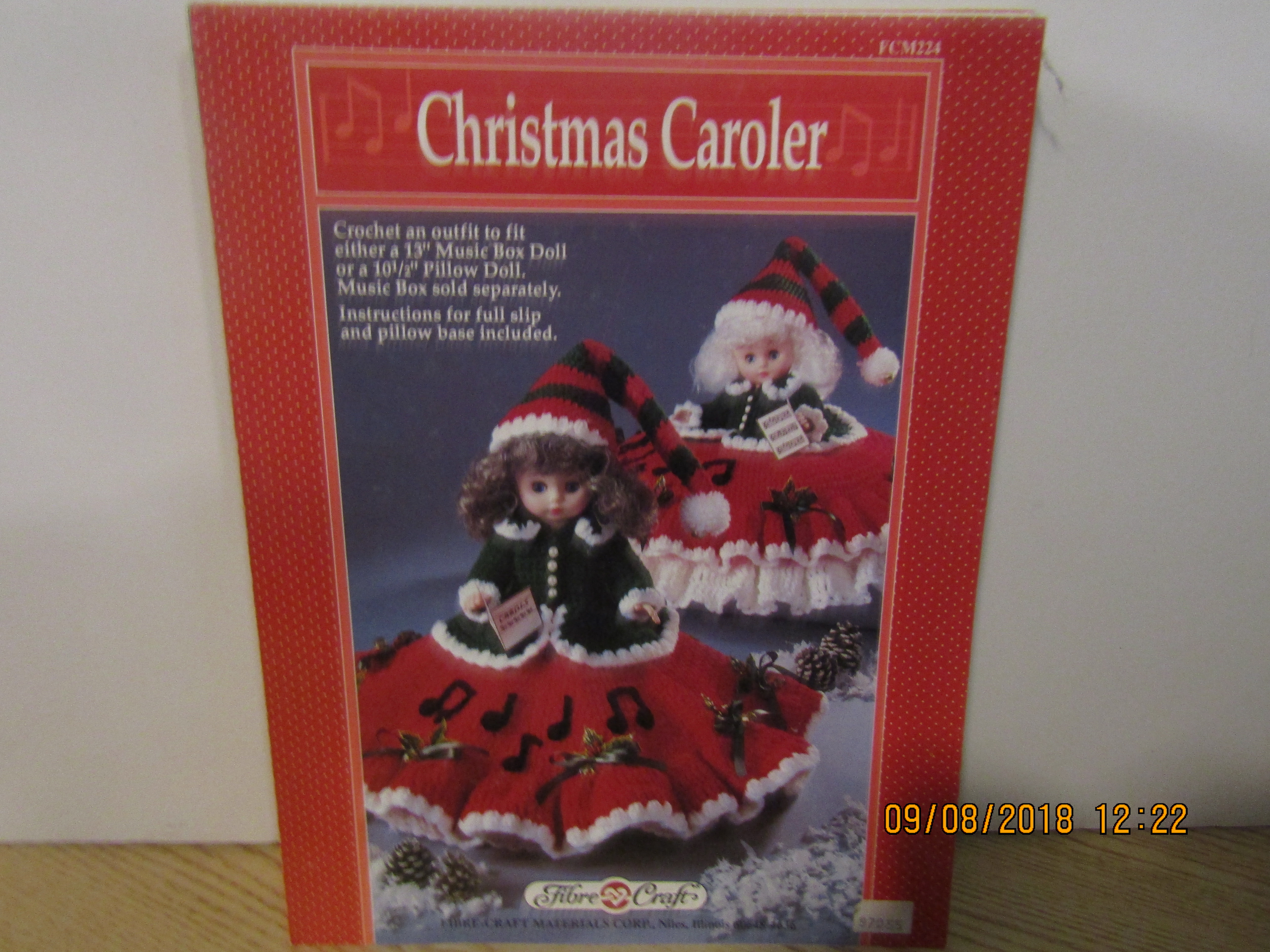 Fibre-Craft Book Christmas Caroler Outfit #224