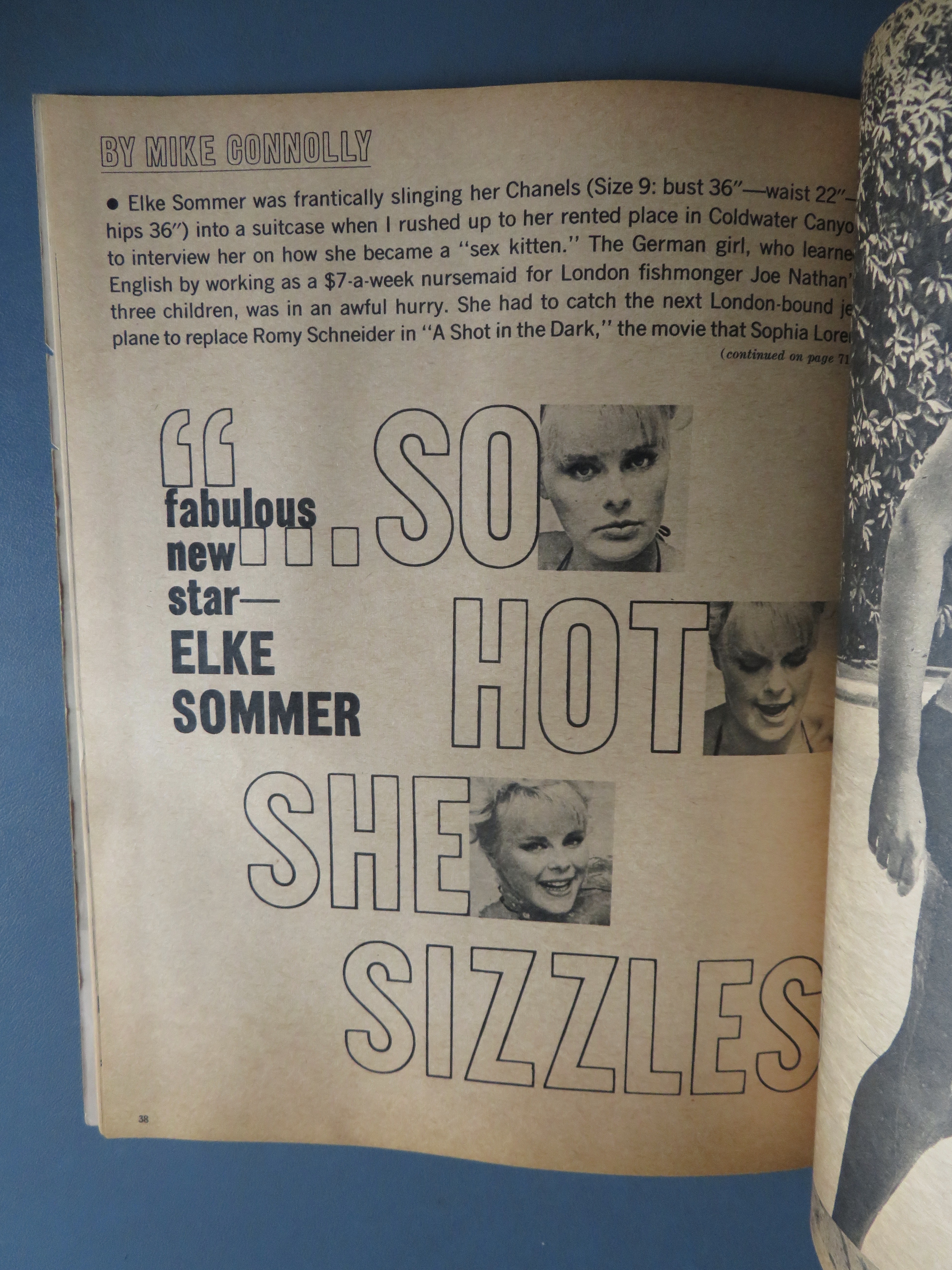 Screen Stories Magazine February 1964 Elke Sommer