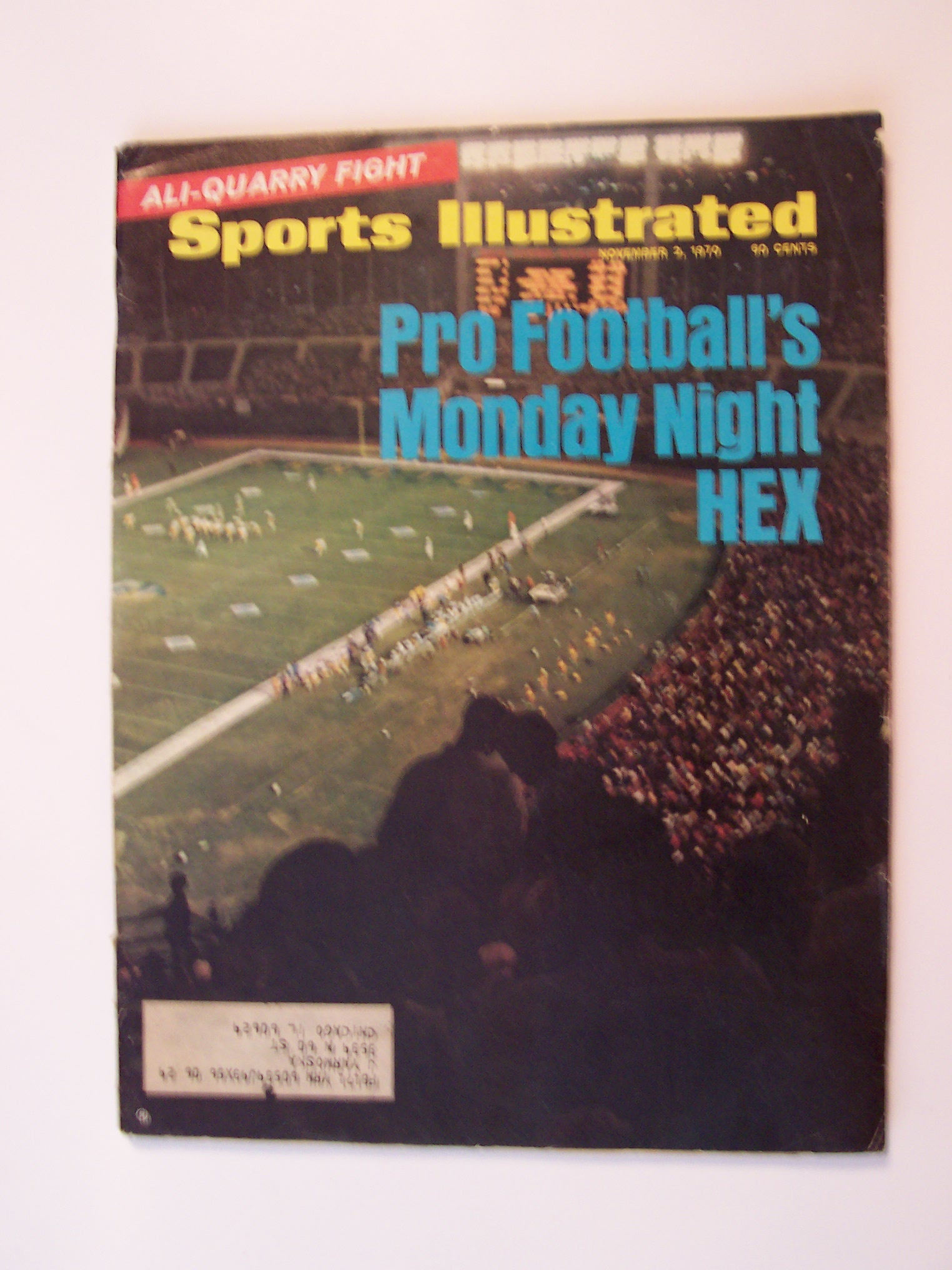 Sports Illustrated Magazine - November 2, 1970