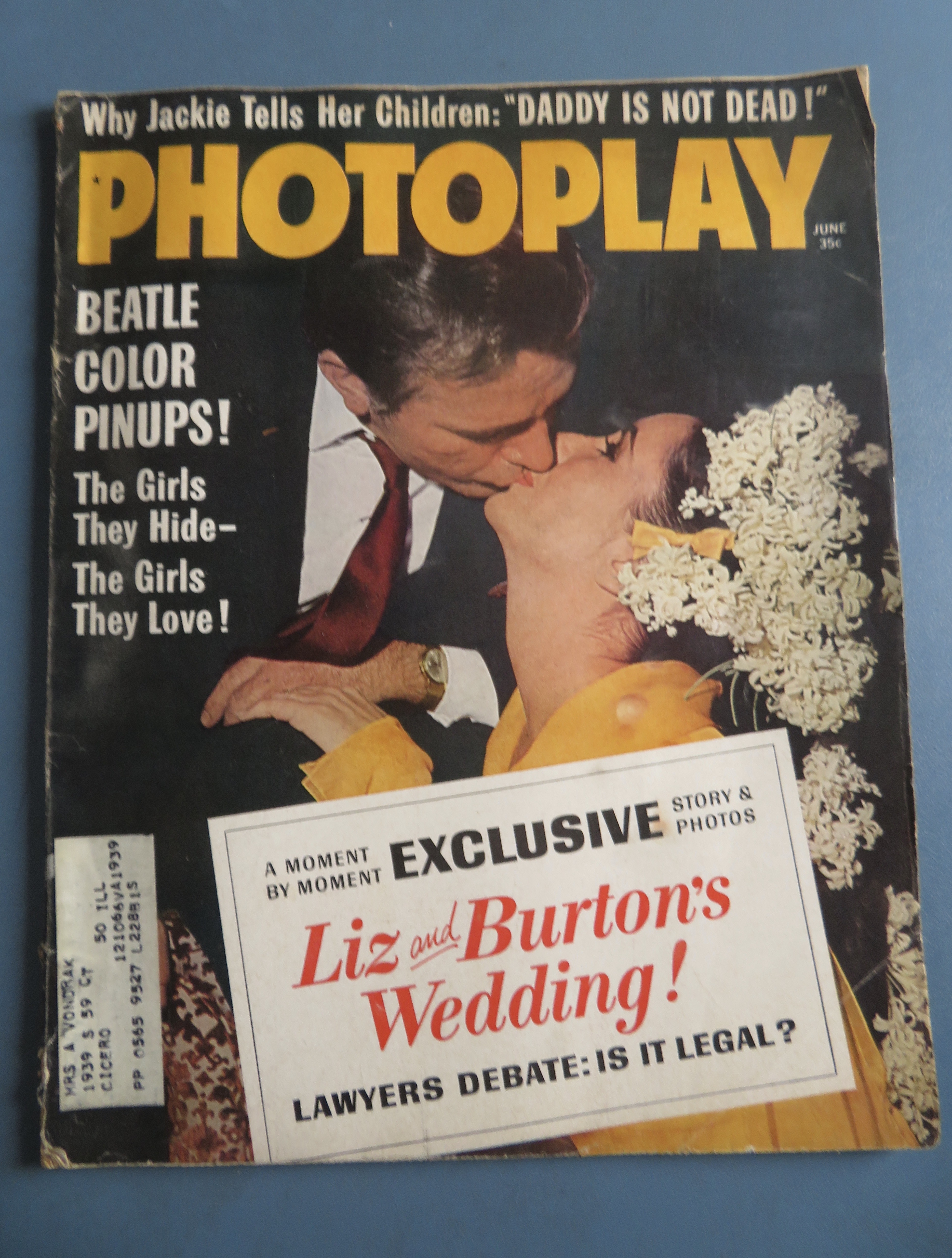Photoplay Magazine June 1964 Liz & Burton's Wedding
