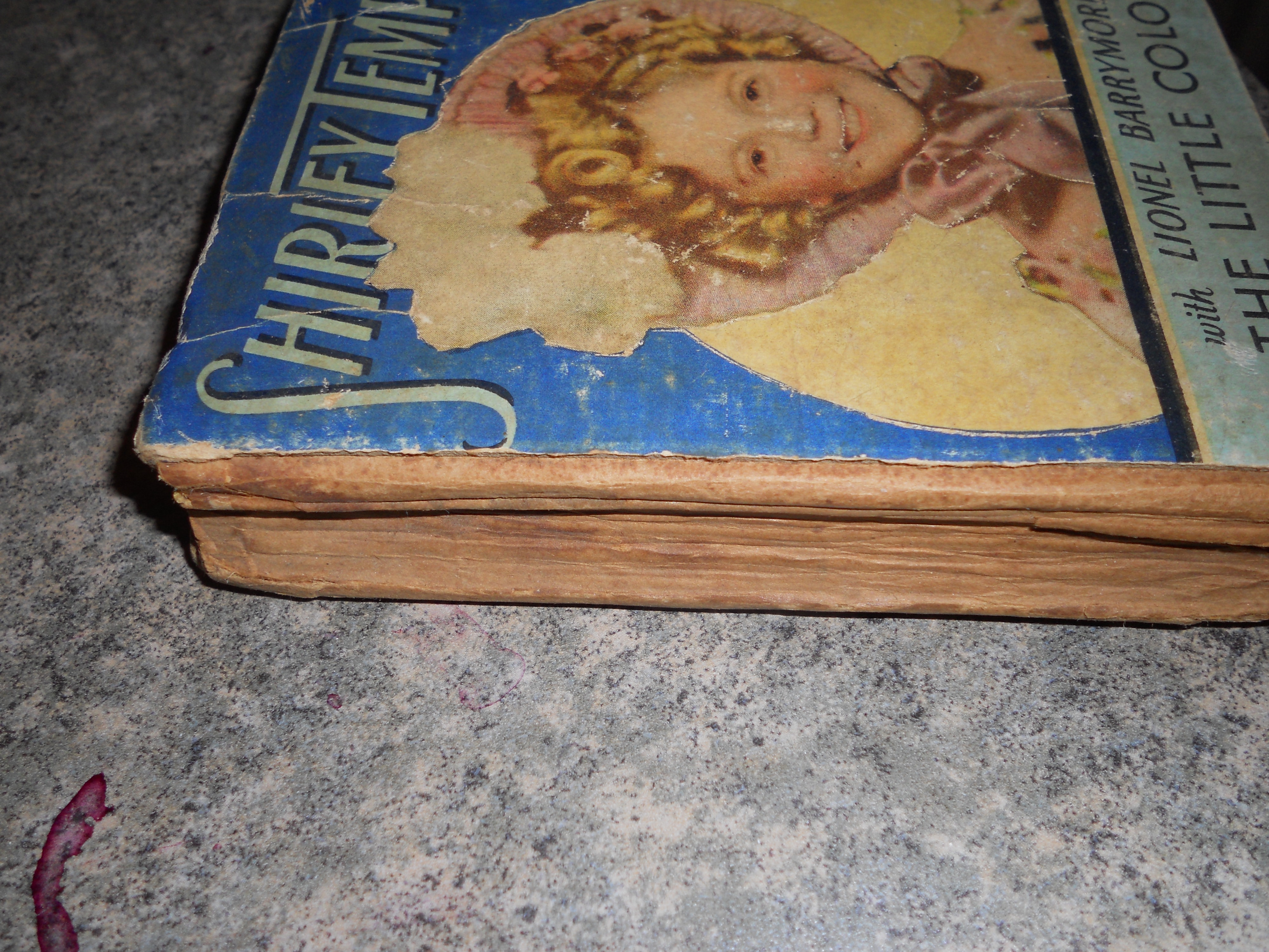 Shirley Temple Book Little Colonel 1940's