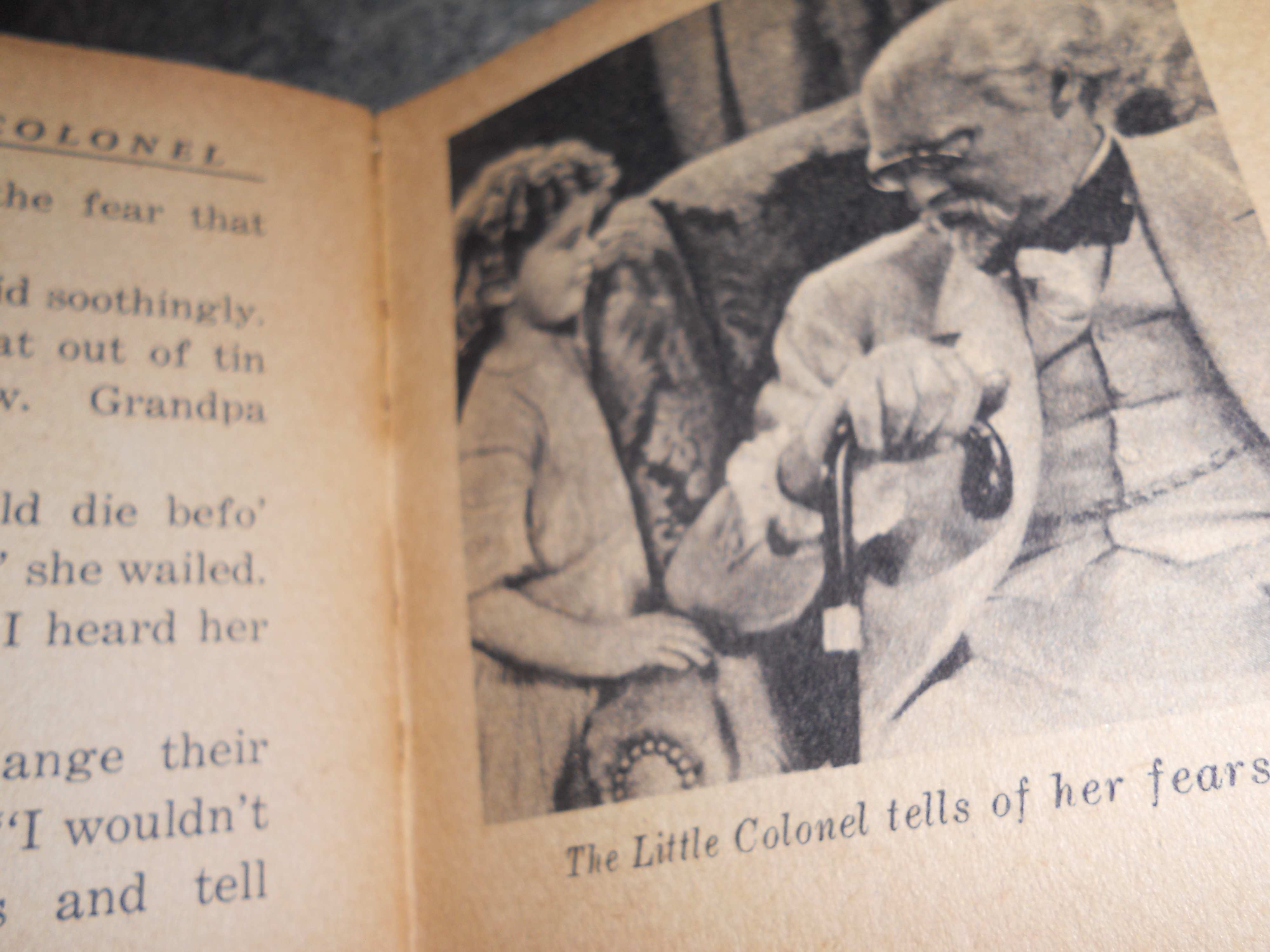 Shirley Temple Book Little Colonel 1940's