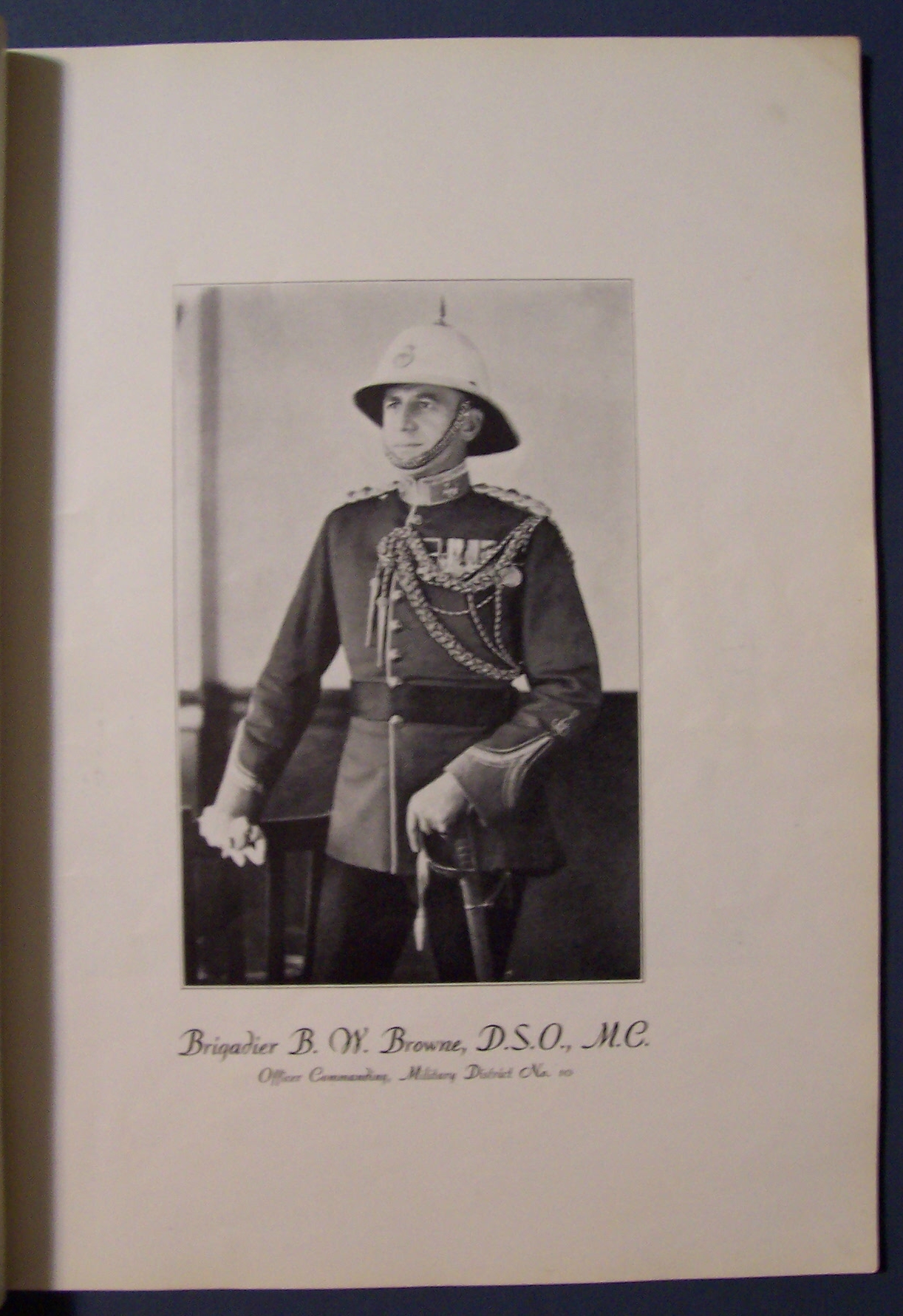 WW II  A Pictorial Record Of Military District  No.10