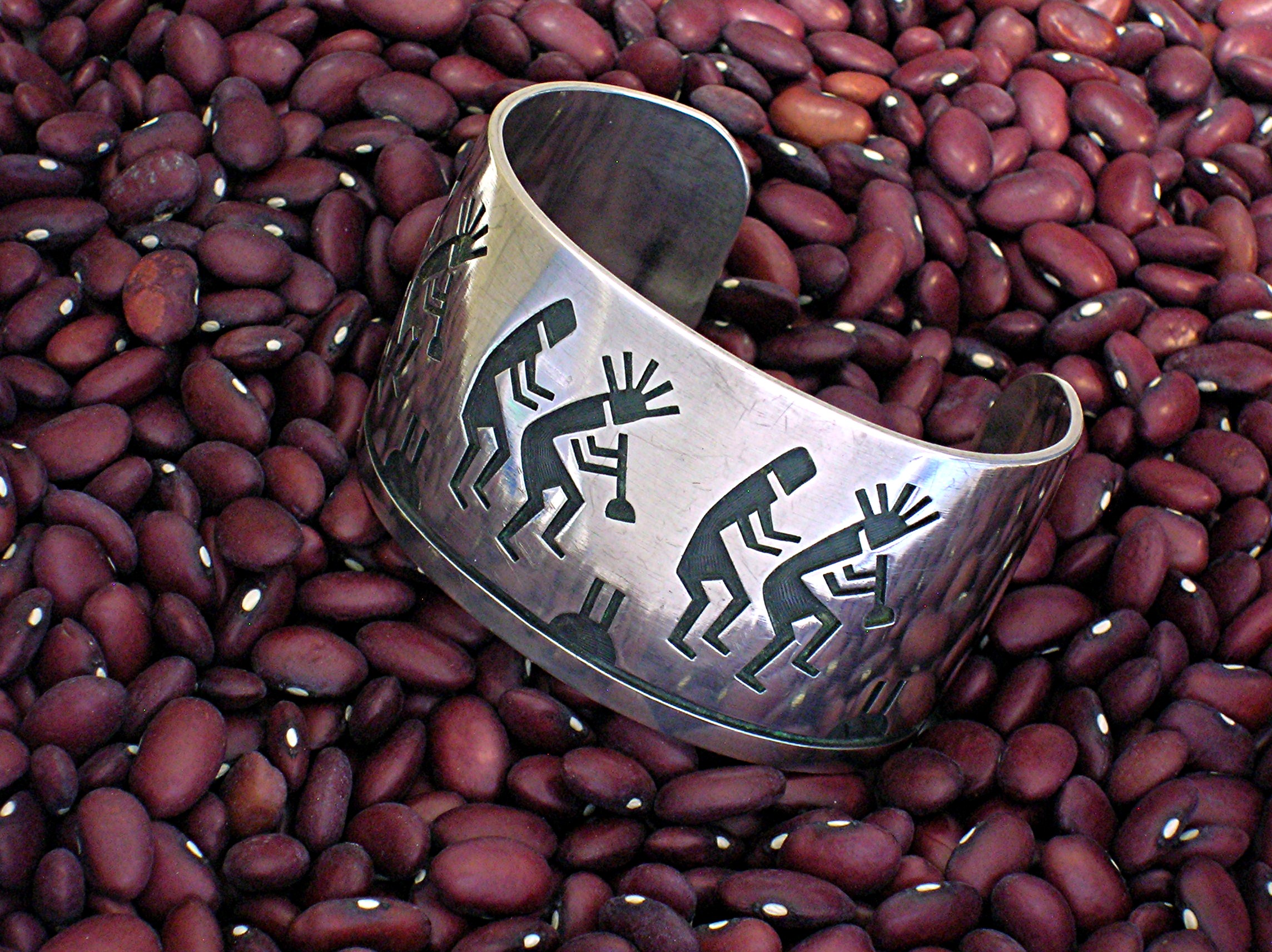Navajo Sterling Silver Cuff HUBERT YOWYTEWA
