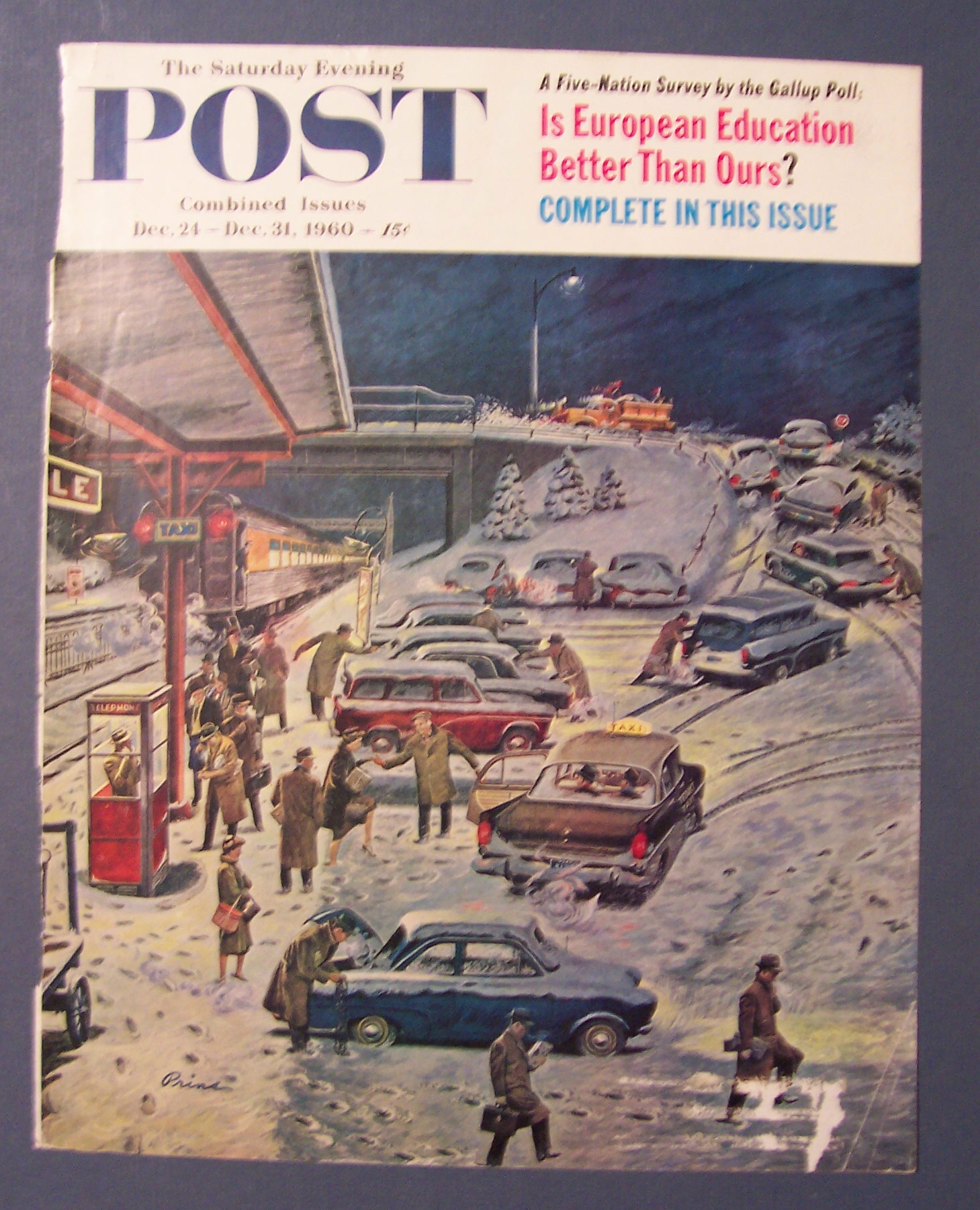 Saturday Evening Post Cover / Prins/Dec 24-Dec 31, 1960