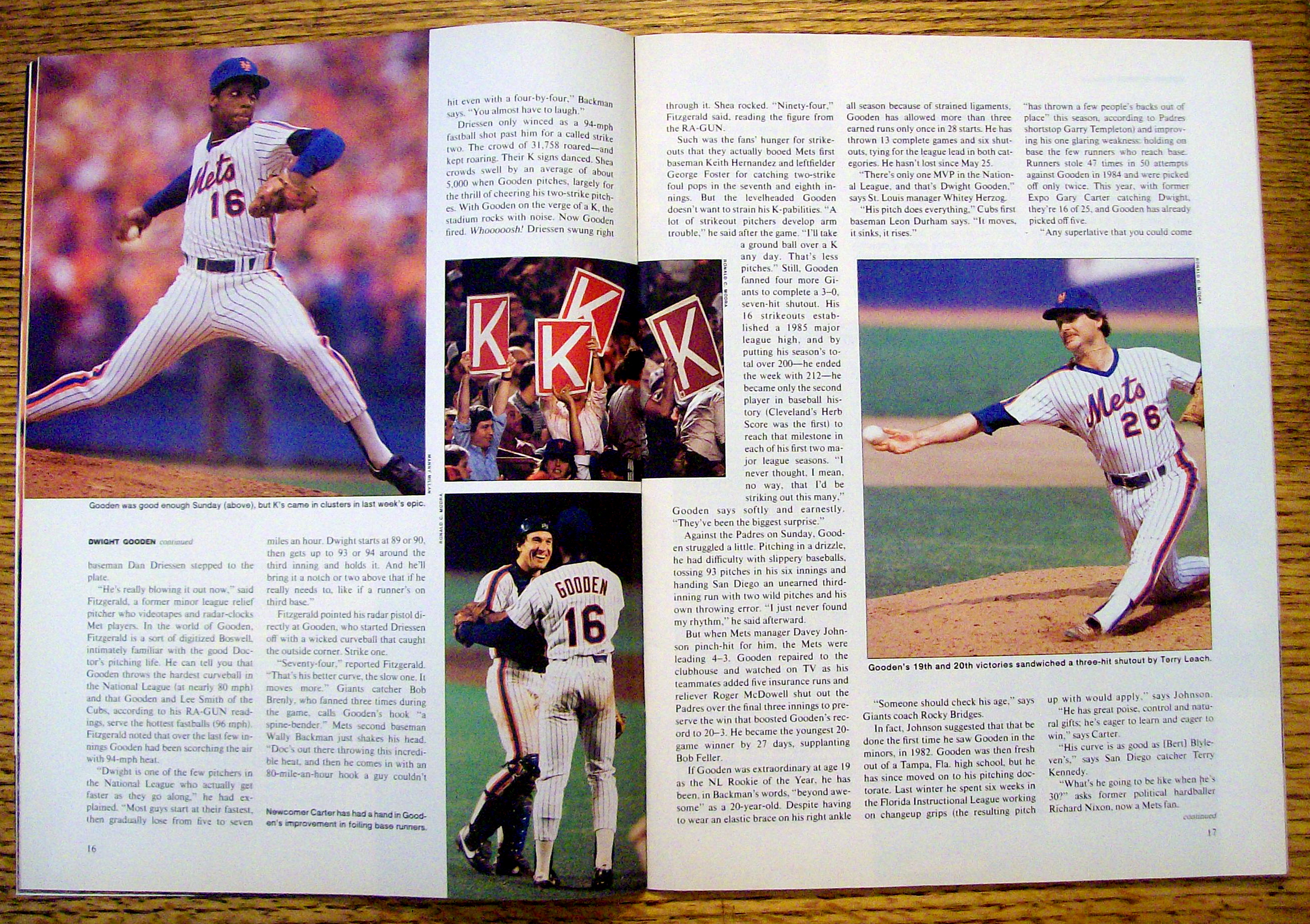 Sports Illustrated Magazine-September 2, 1985-D. Gooden