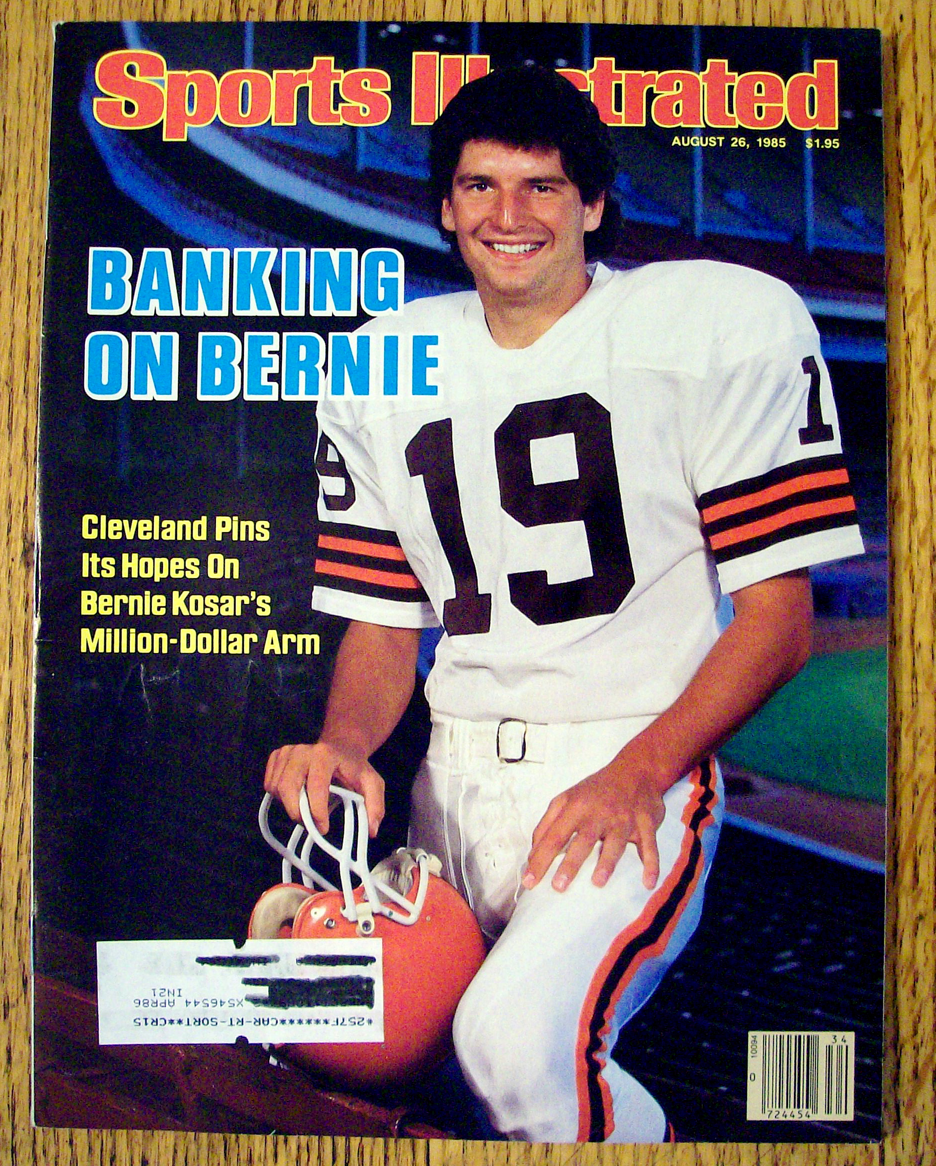 Sports Illustrated Magazine-August 26, 1985-B. Kosar