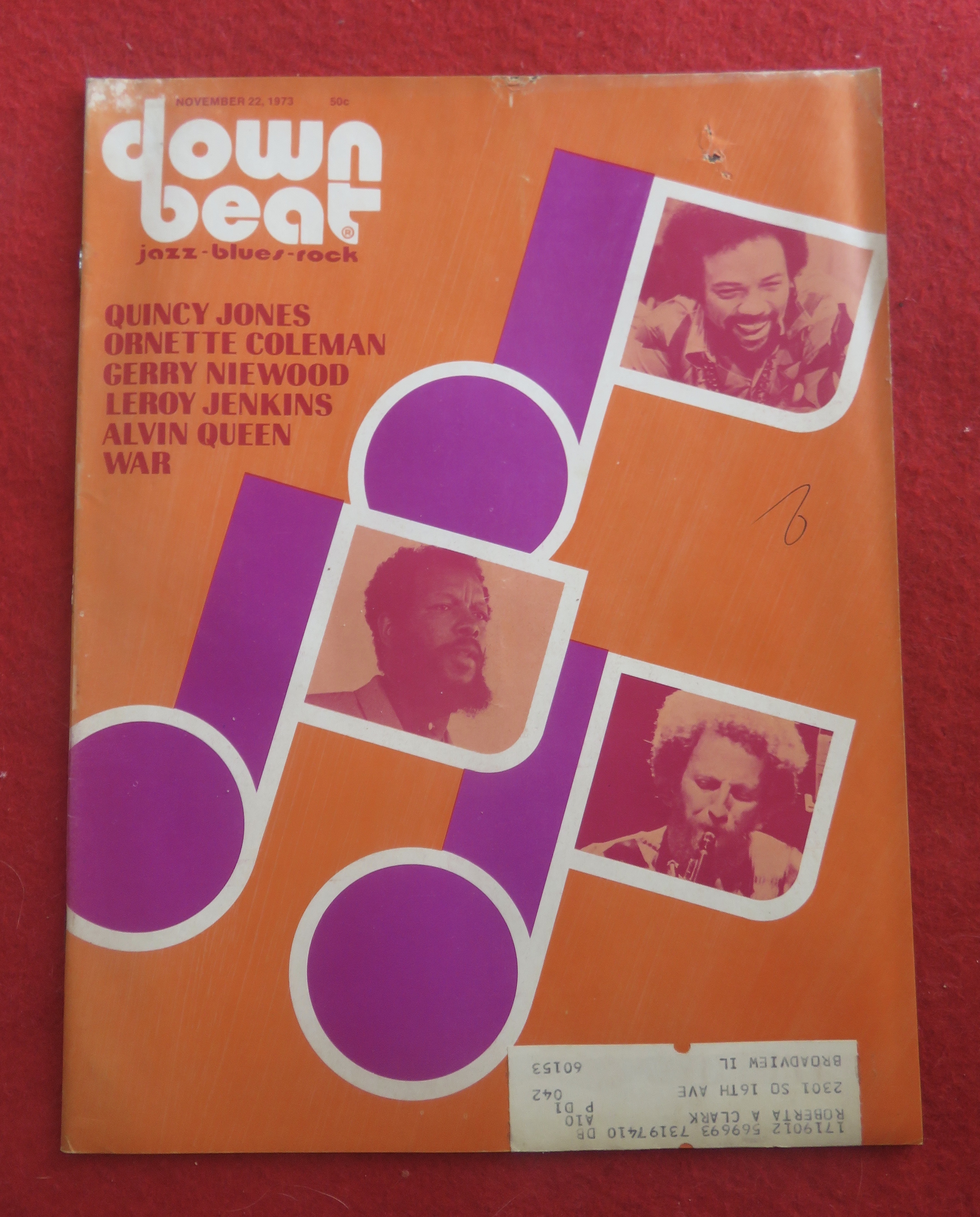 Down Beat Magazine November 22, 1973 Quincy Jones