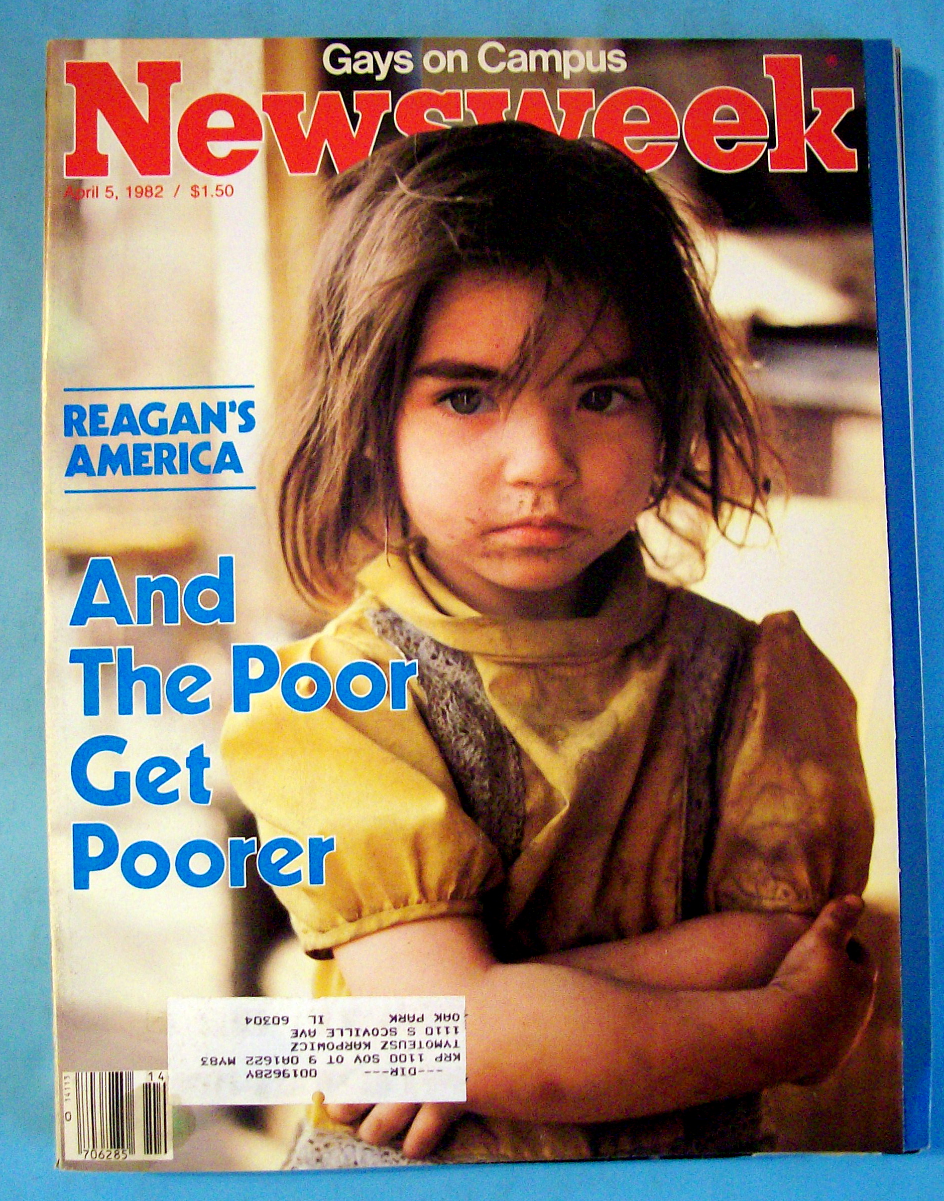Newsweek Magazine - April 5, 1982 - Poor Get Poorer