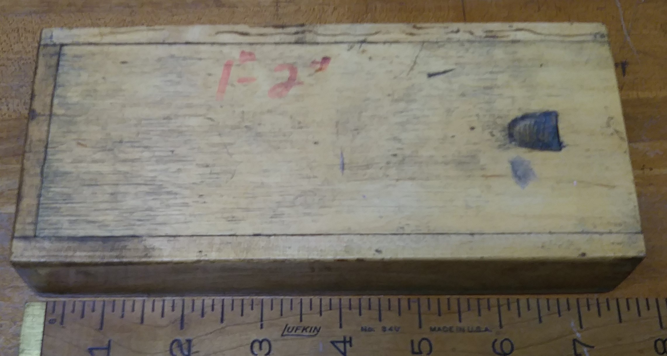 Micrometer 1-2 inch Wooden Box .0001 inch