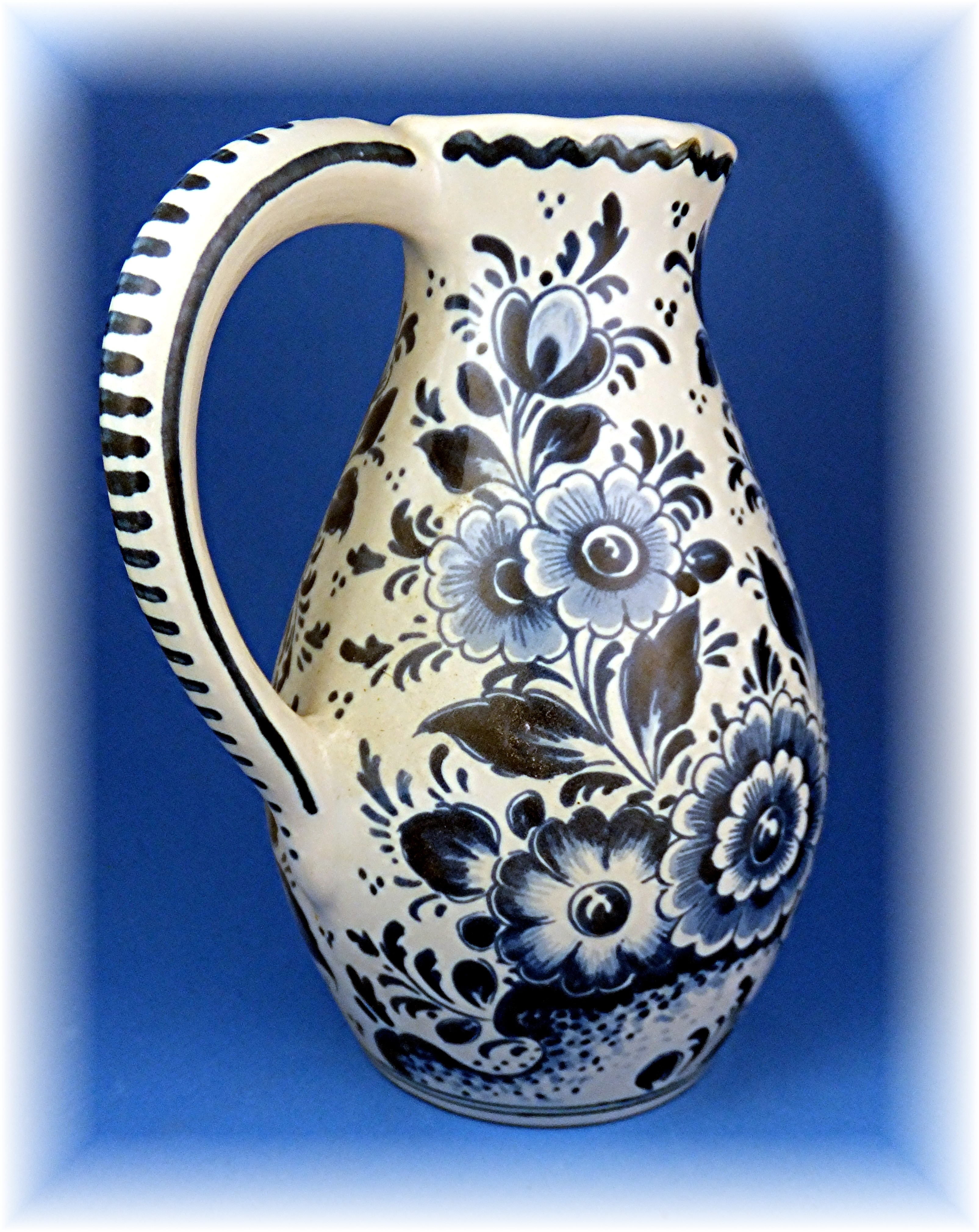 Delft Blue pitcher made in Holland