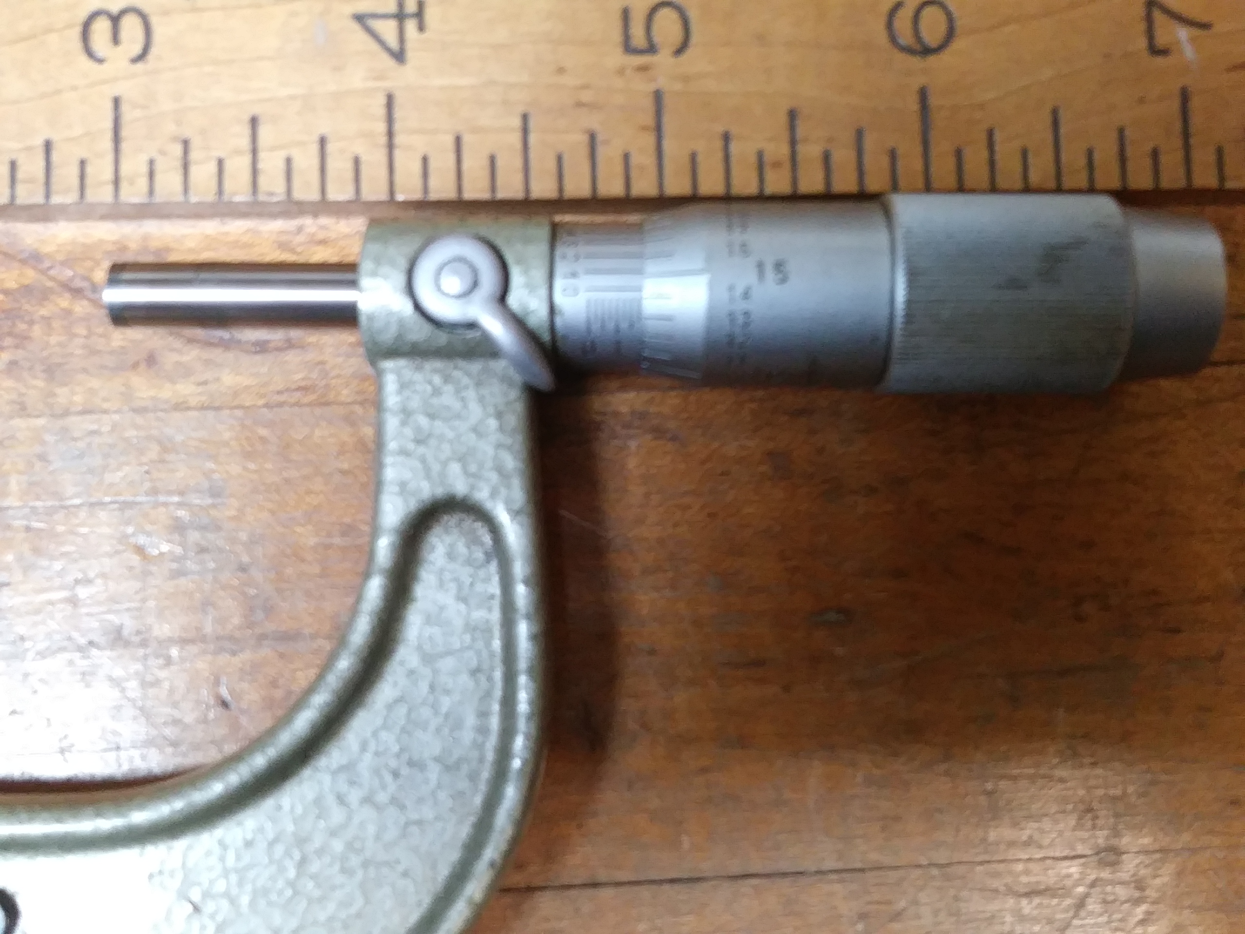 Micrometer 2-3 inch Wooden Box .0001 inch