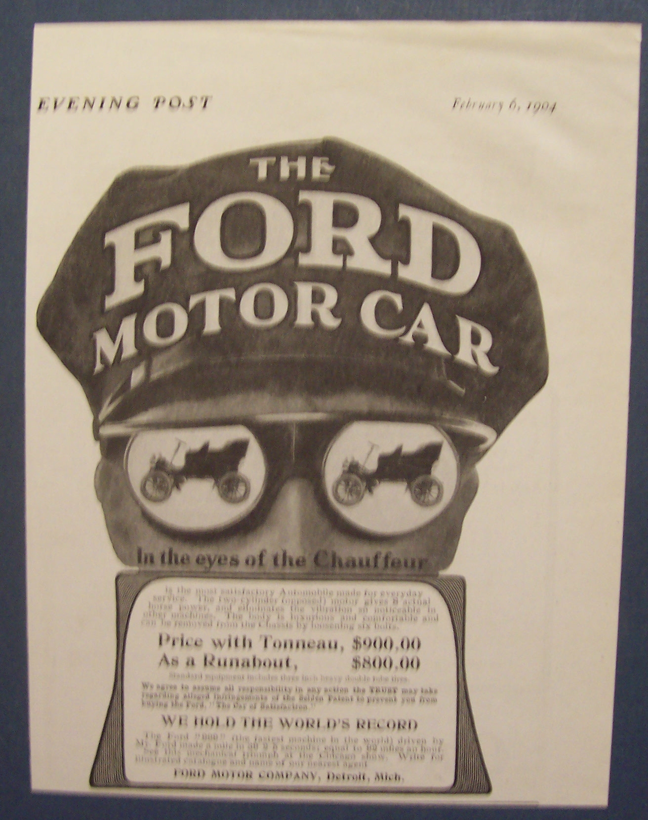 1904  The  Ford  Motor  Car