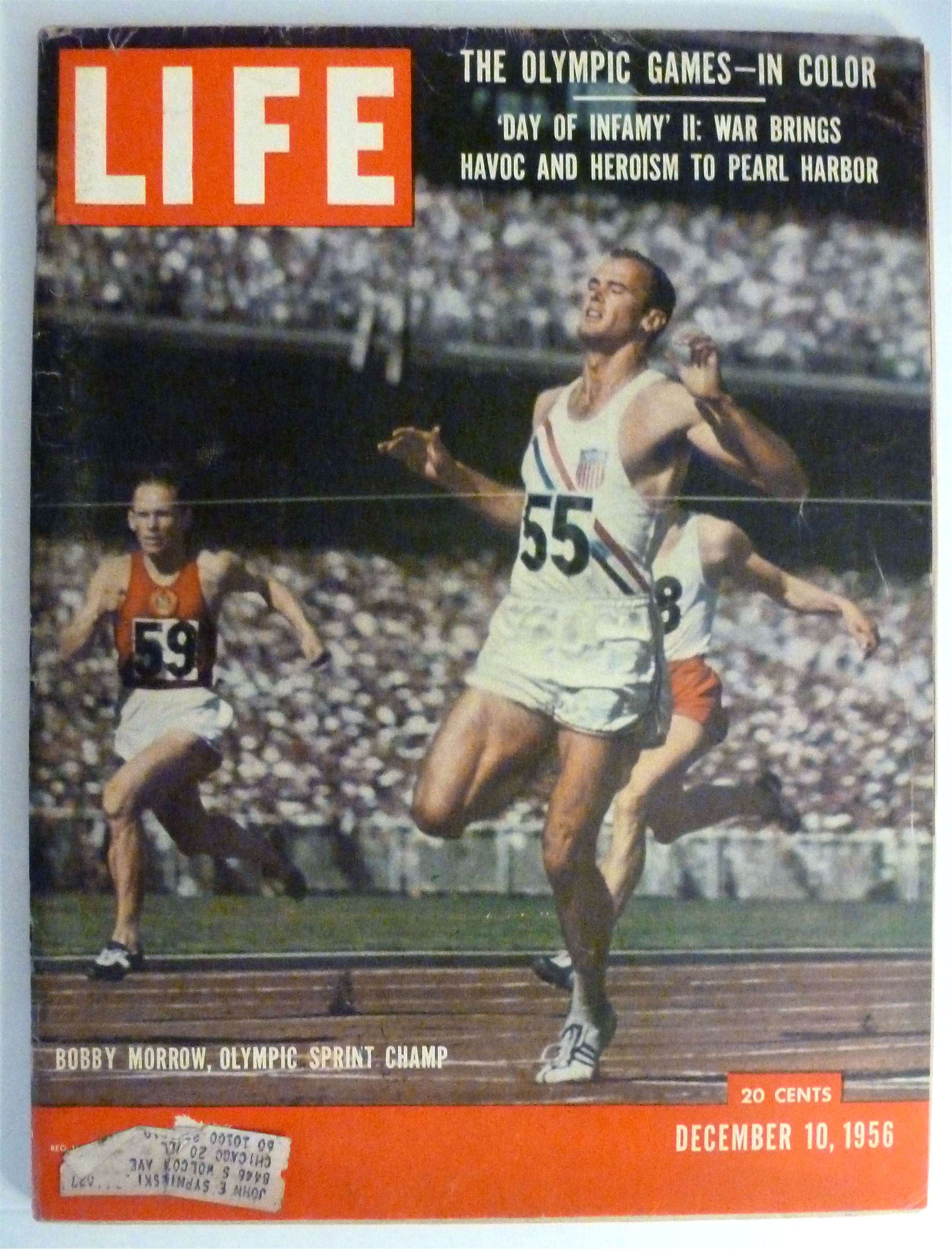 Life Magazine December 10, 1956 Bobby Morrow