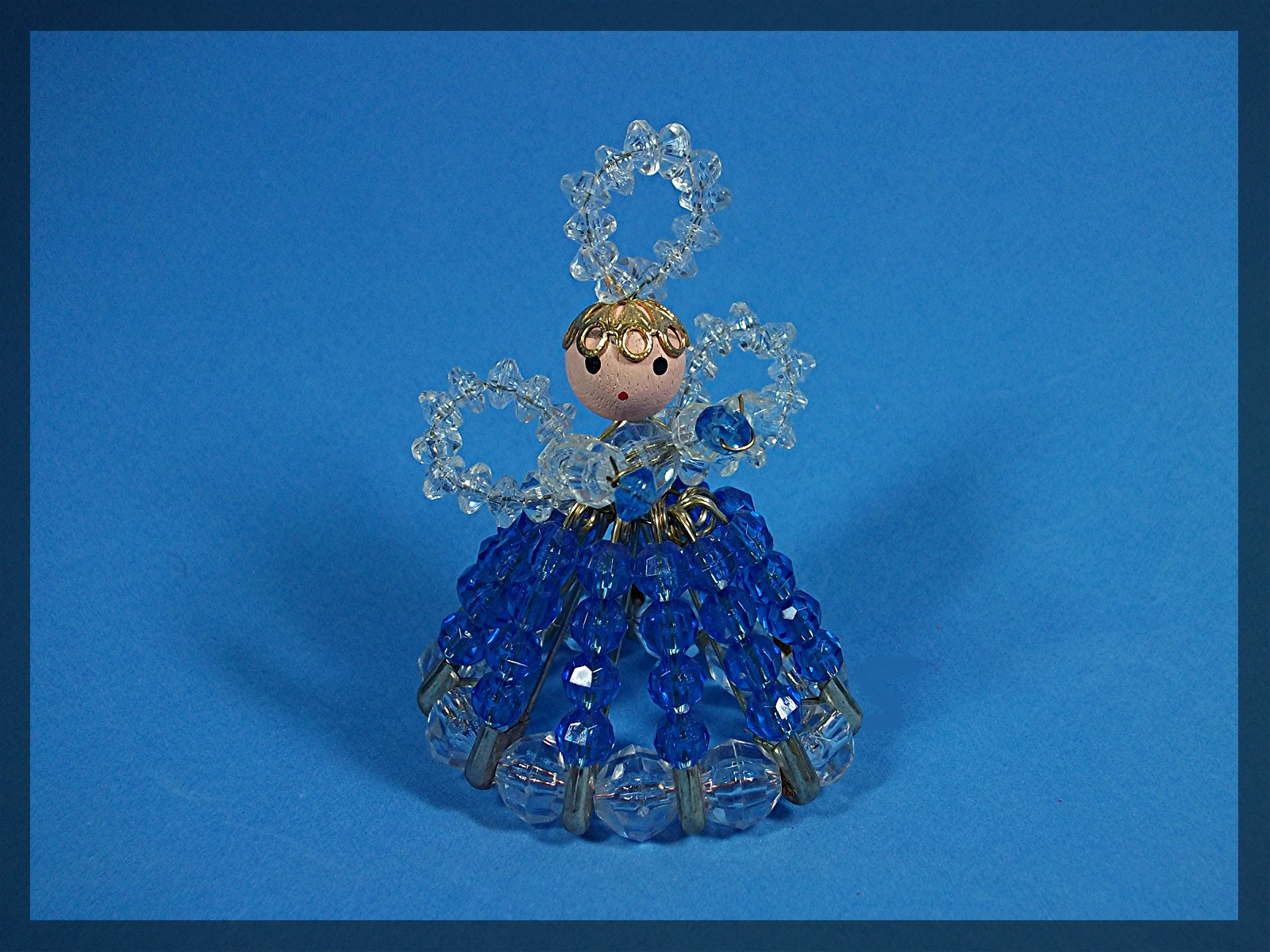 Angel ornament - hand made -