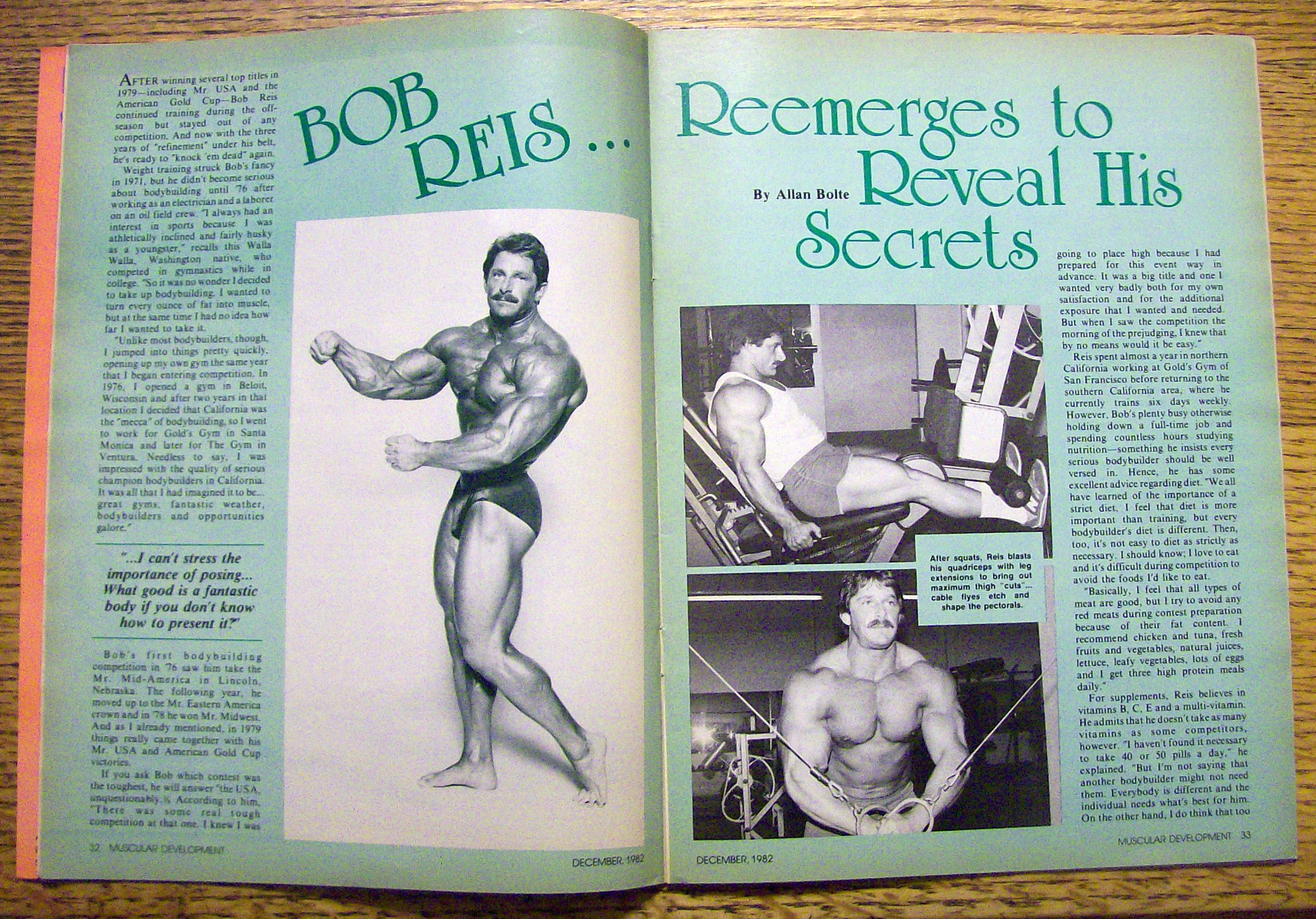 Muscular Development-December 1982-Rufus Howard