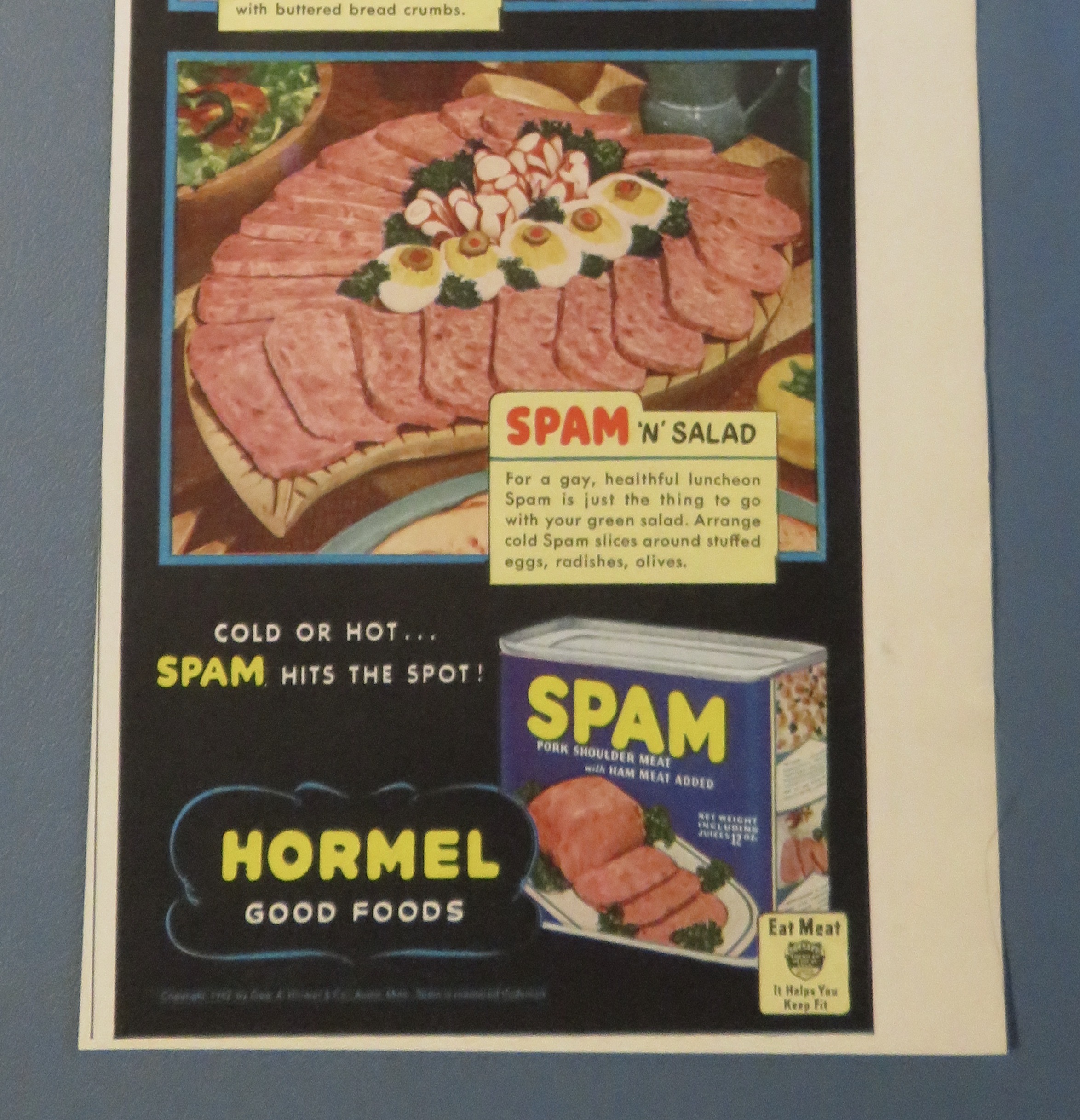 1942 Hormel Spam with Spam & Spaghetti