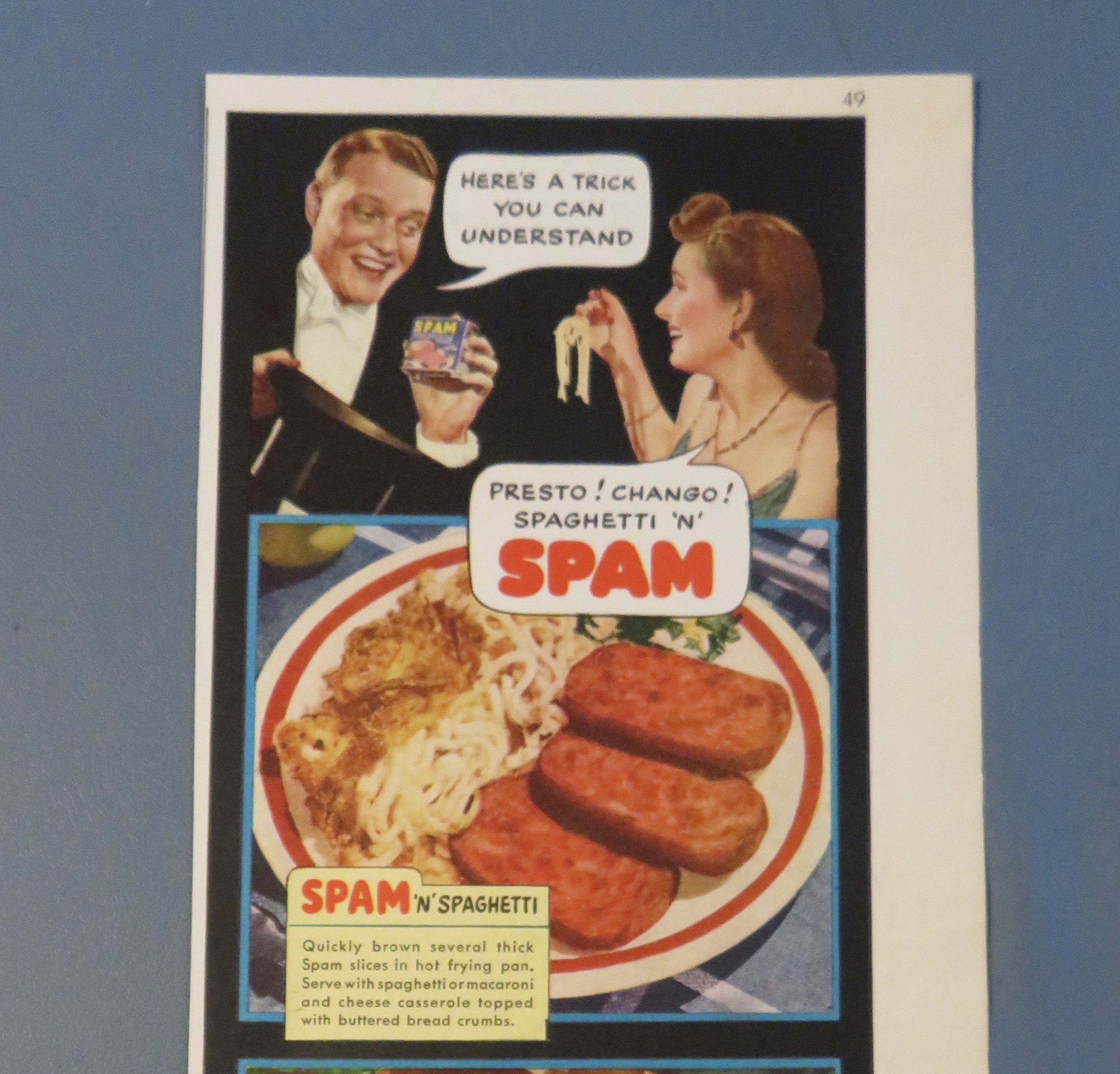 1942 Hormel Spam with Spam & Spaghetti