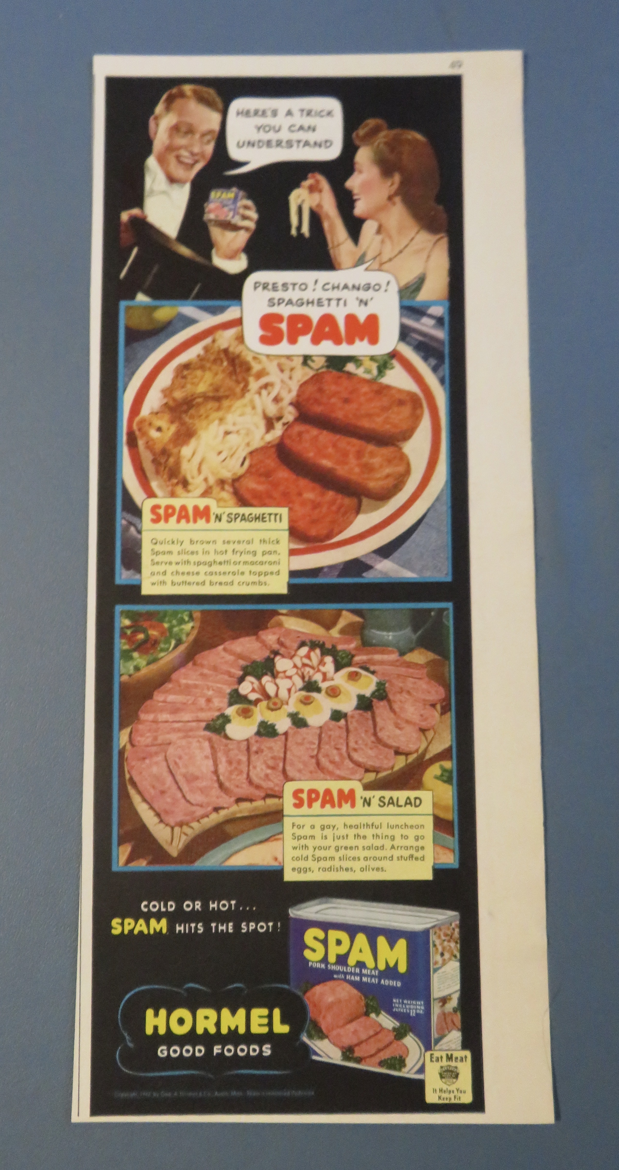 1942 Hormel Spam with Spam & Spaghetti
