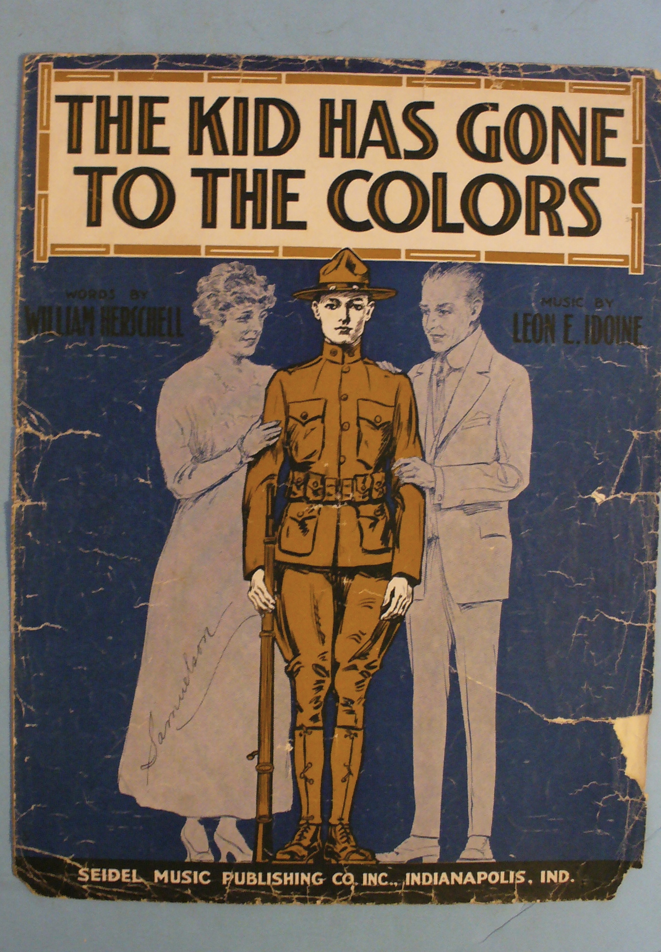 1912 The Kid Has Gone To The Colors by Leon E. Idoine