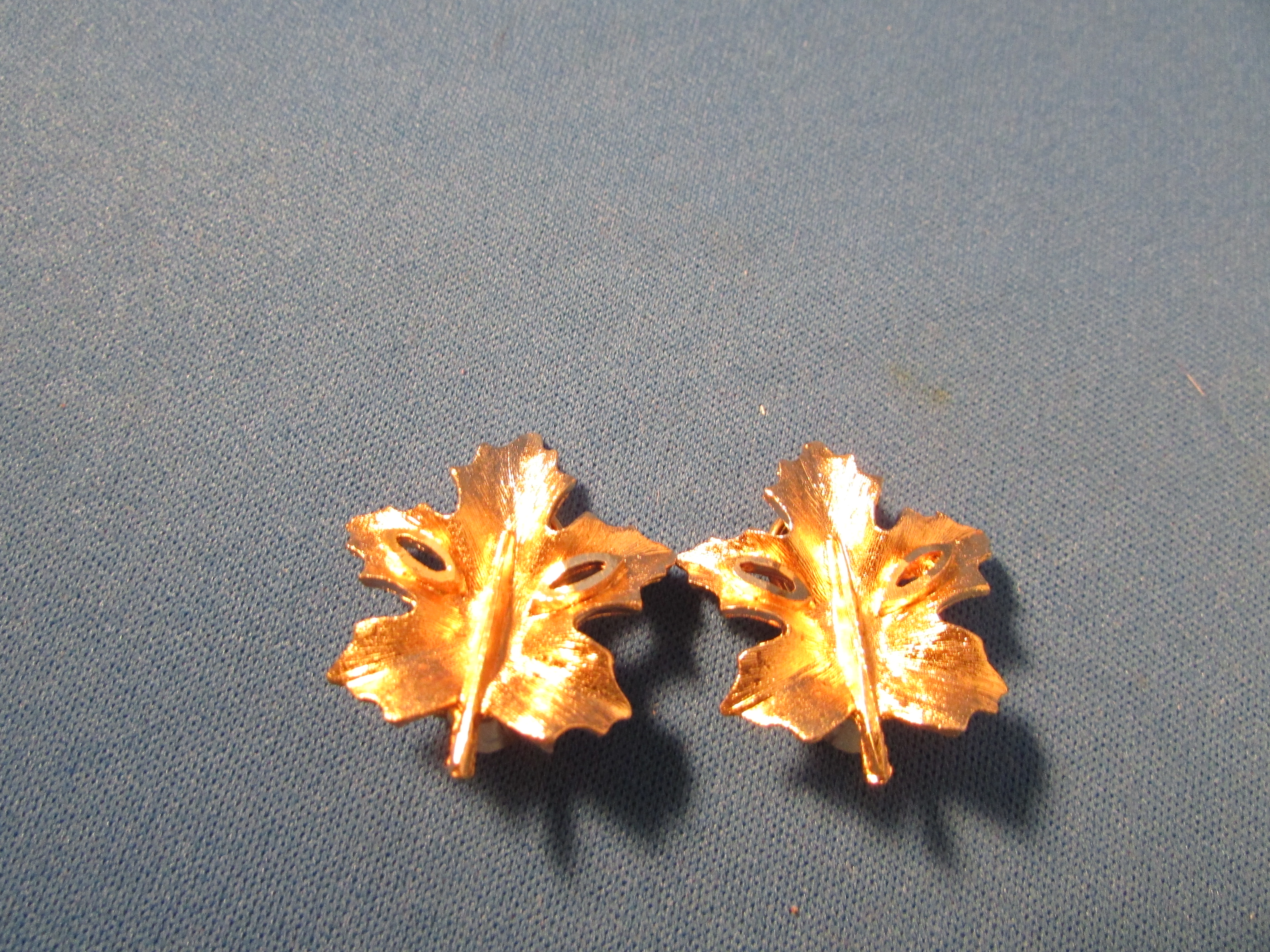 BSK Gold Leaf Earrings