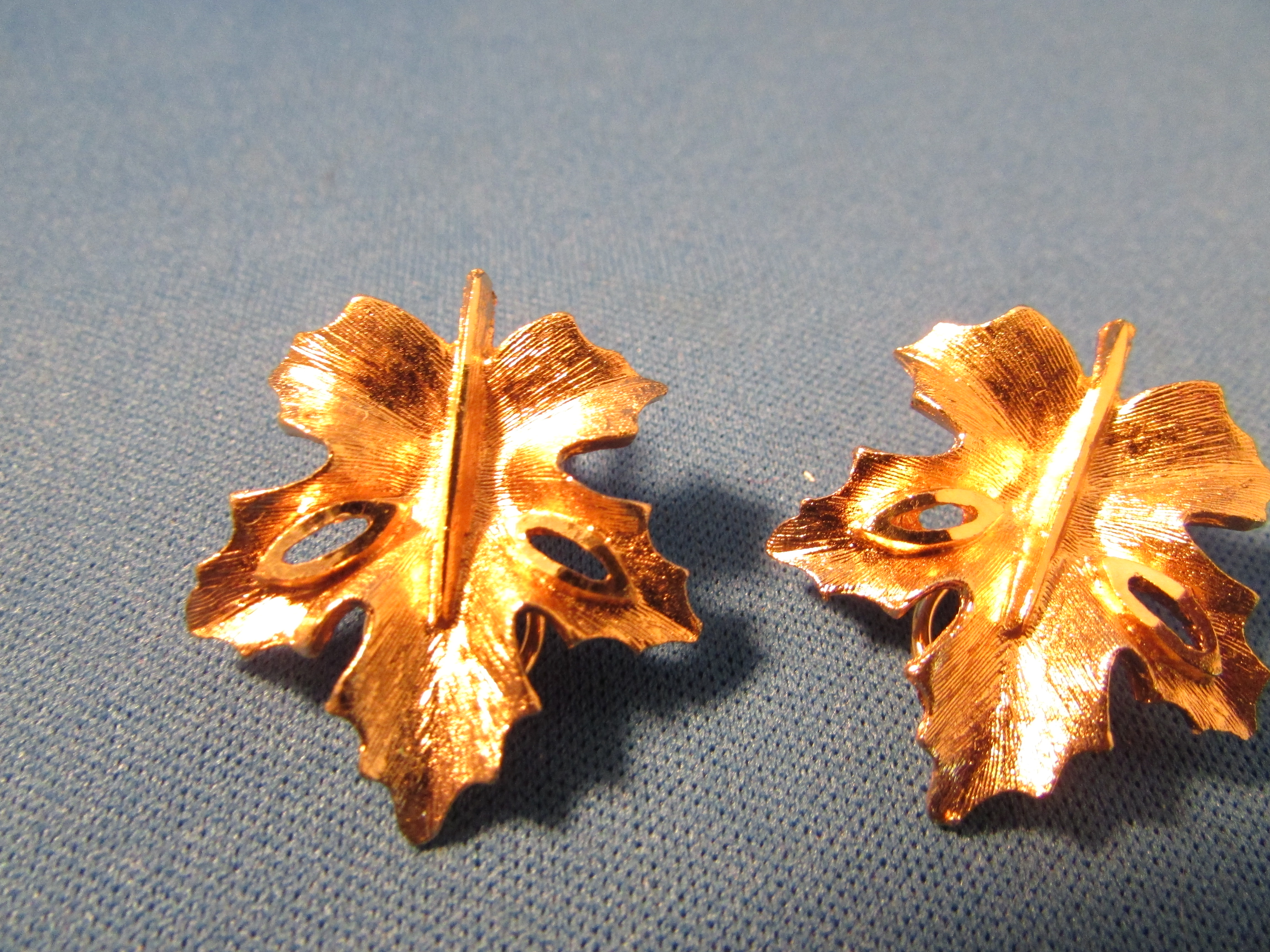 BSK Gold Leaf Earrings