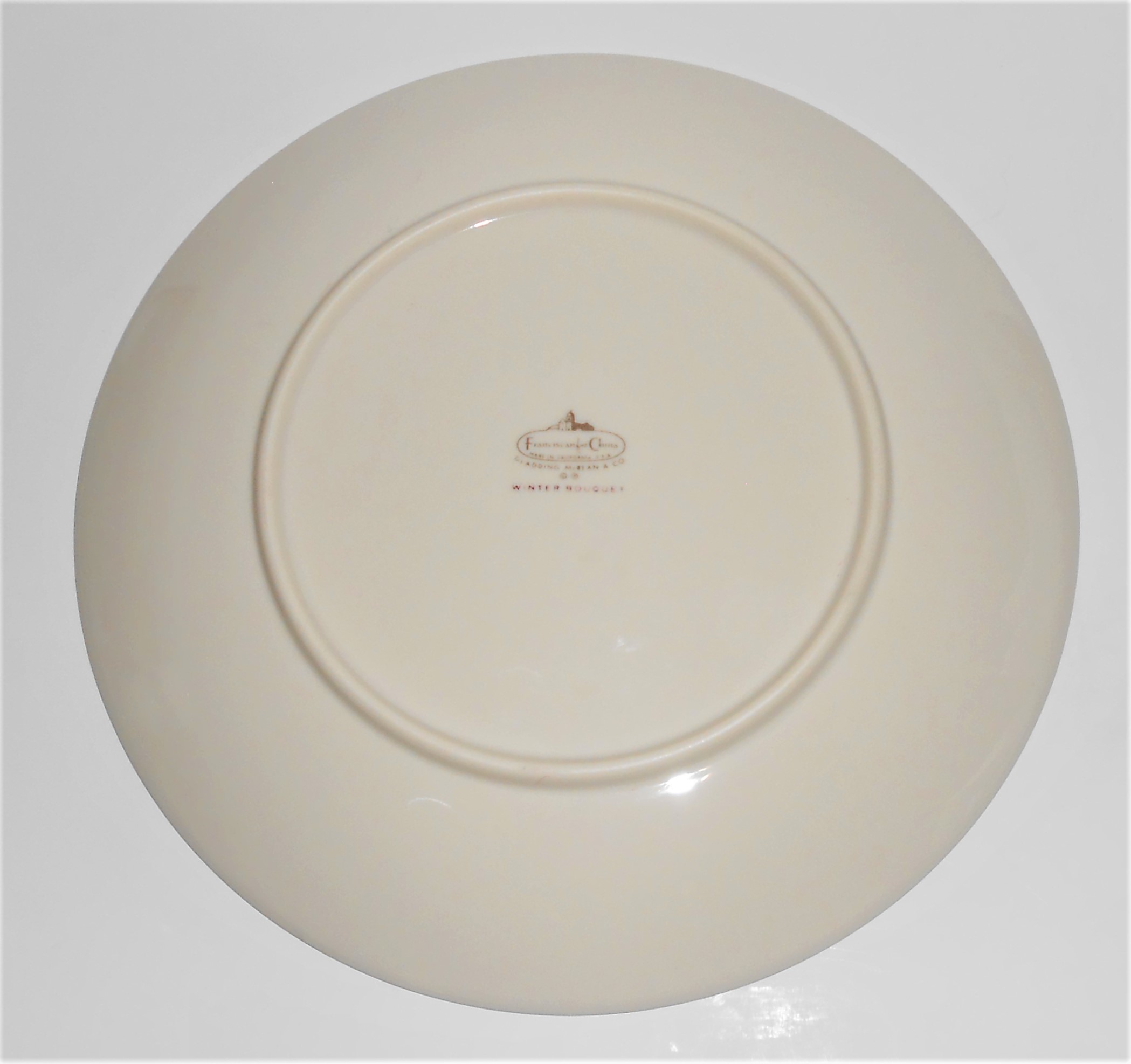 Franciscan Pottery China Winter Bouquet Salad Plate
