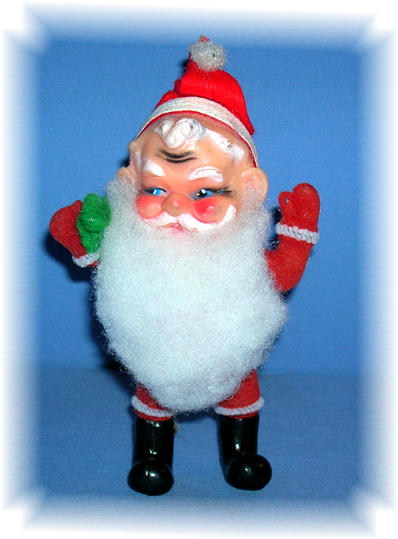 5 1/2 Inch Rubber Faced Vintage Ornament....
