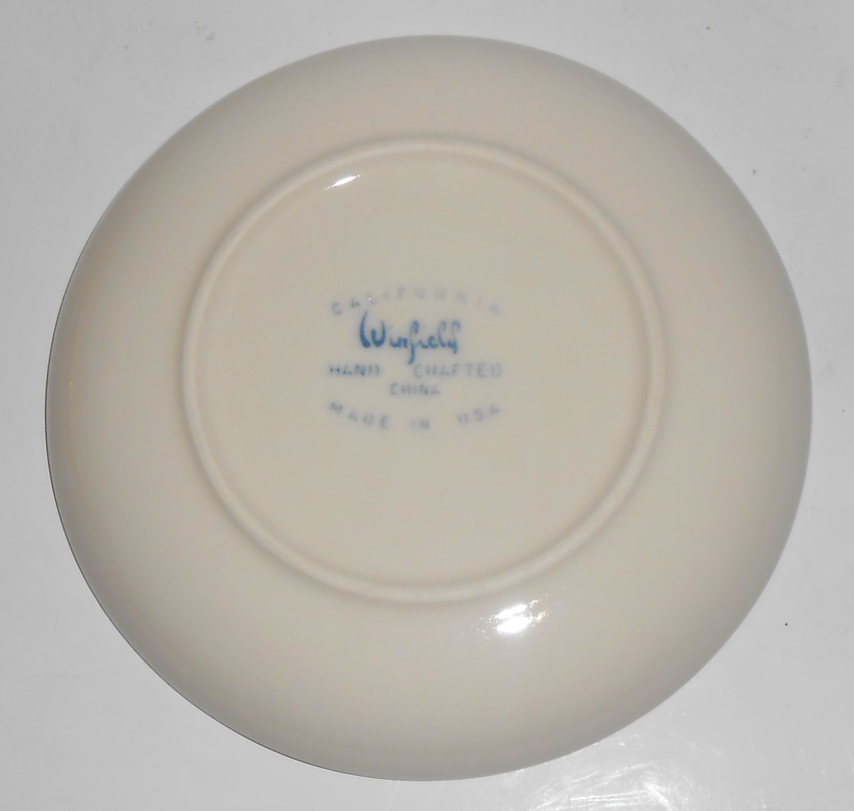 Winfield China Pottery Dragon Flower Bread Plate