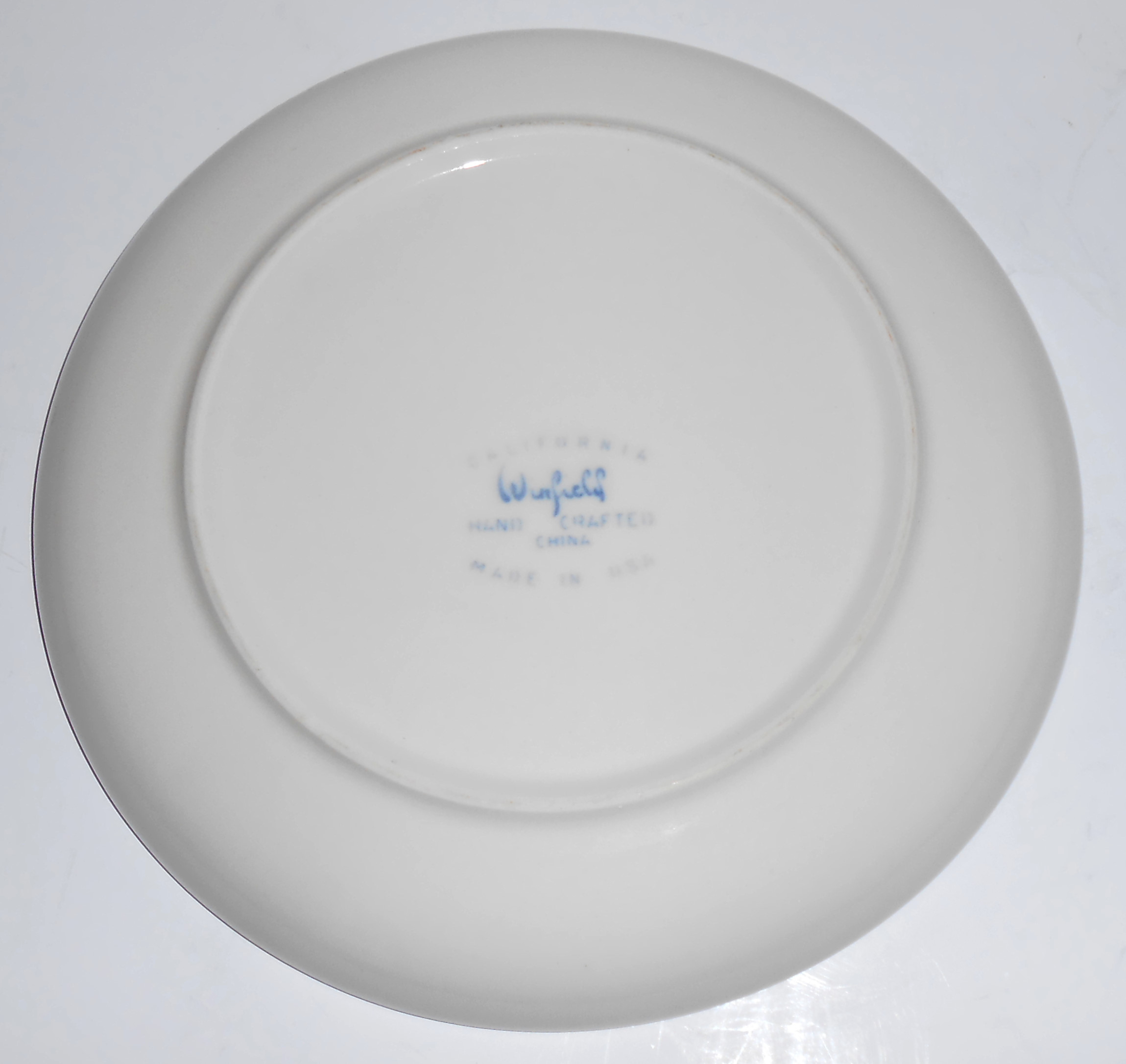 Winfield China Pottery Dragon Flower Salad Plate