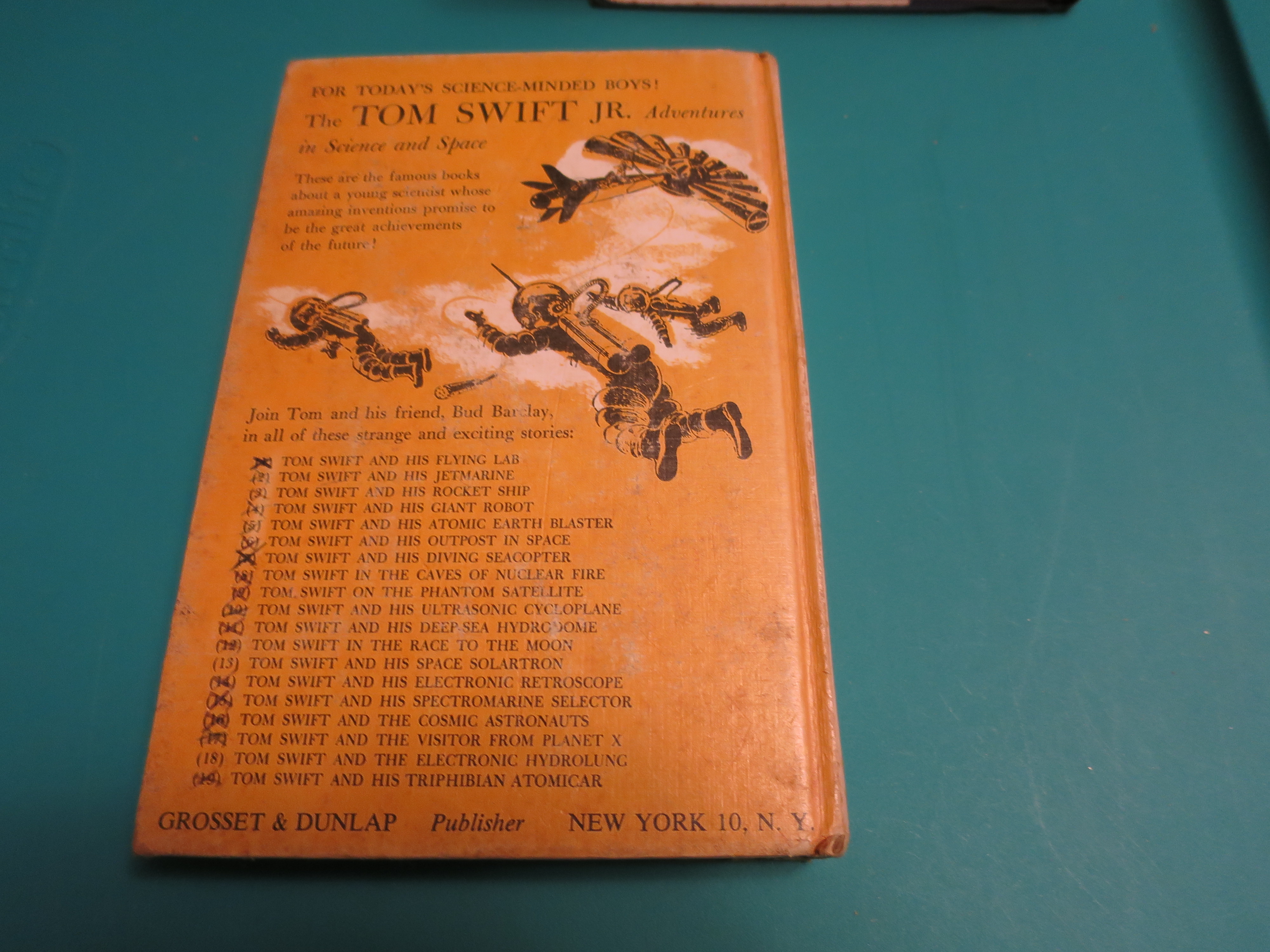 Tom Swift and his Atomic Earth Blaster 1954 by Victor Appleton II