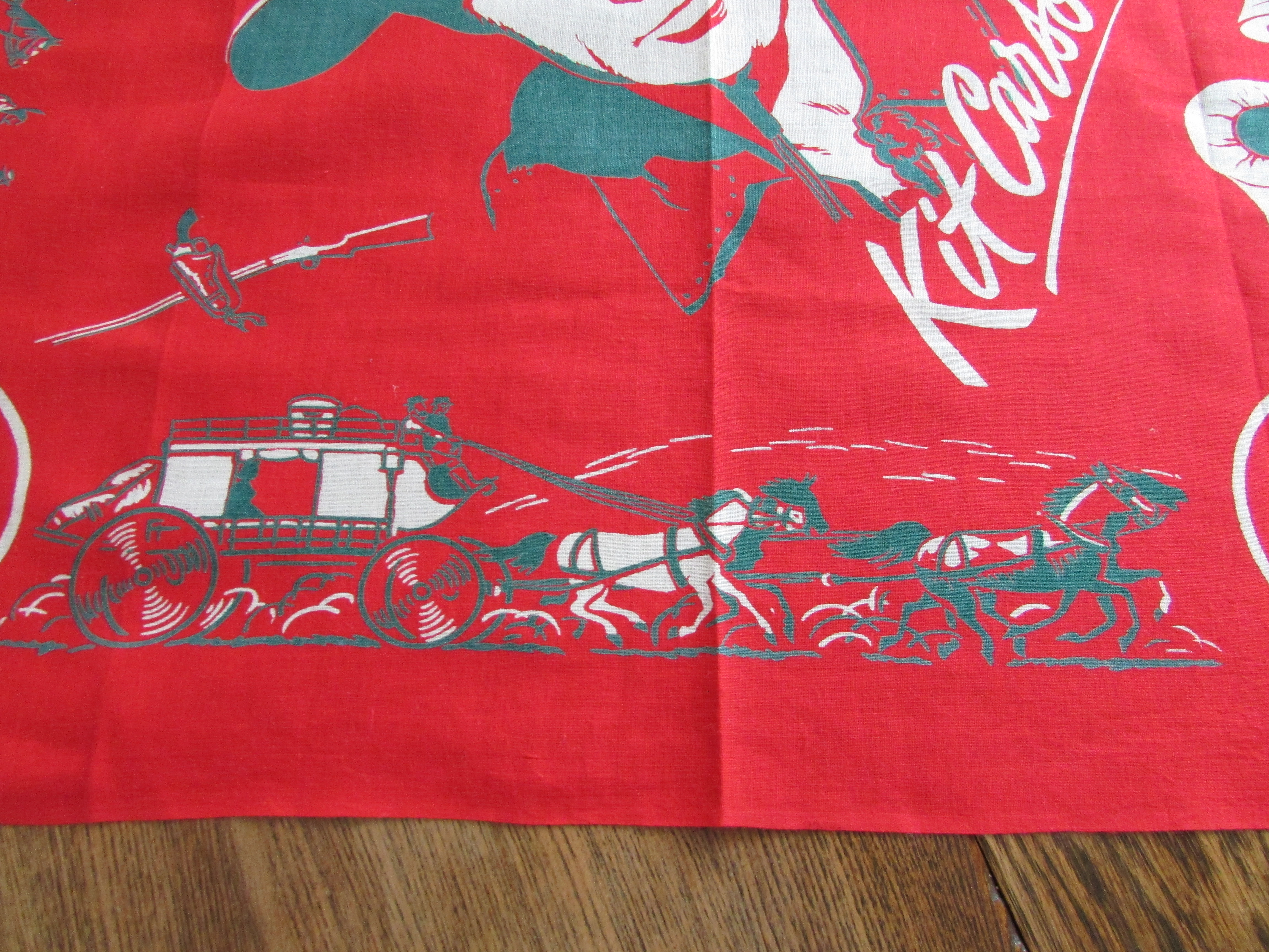 Kit Carson Coca Cola Advertisement Scarf