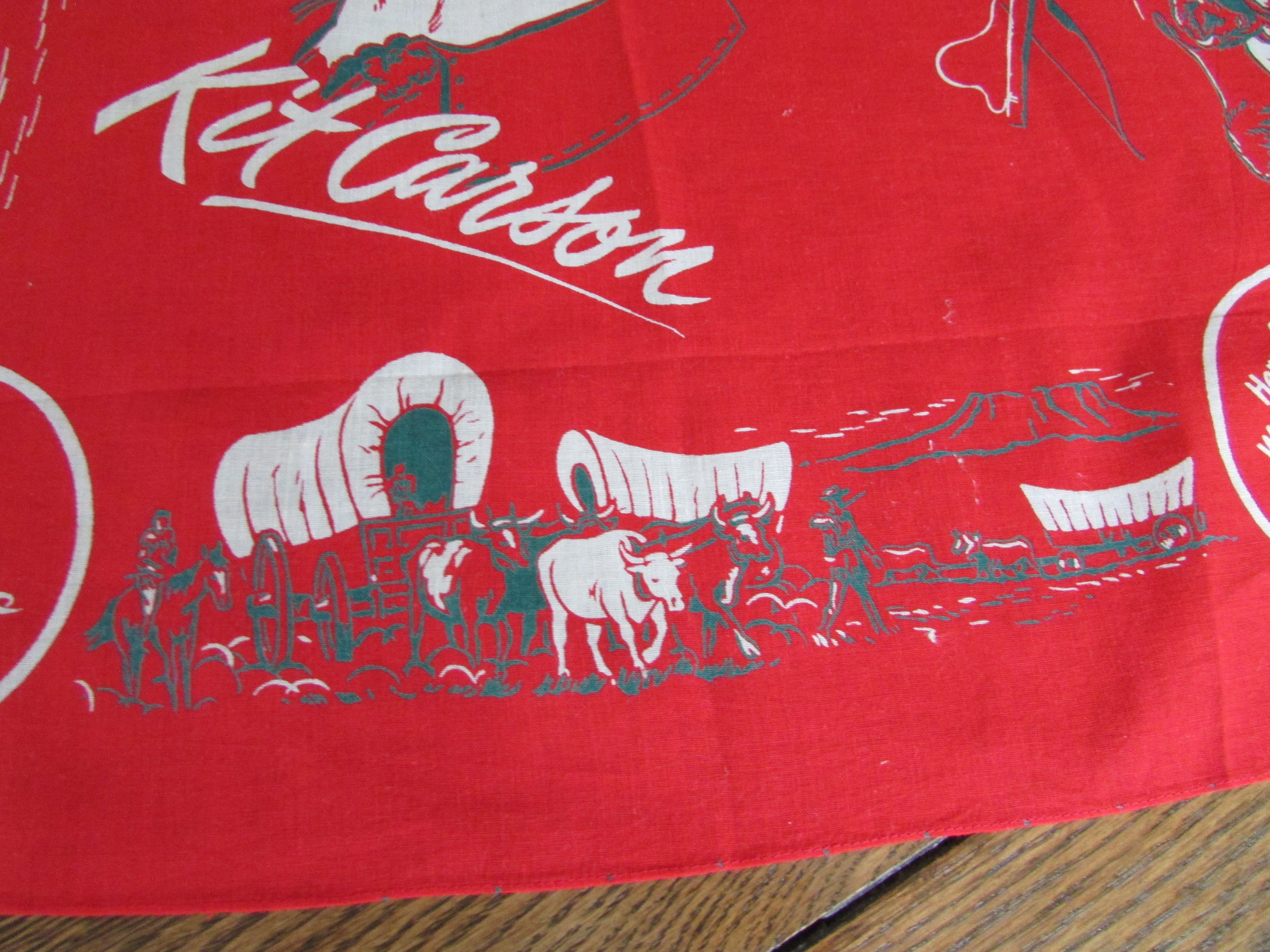 Kit Carson Coca Cola Advertisement Scarf