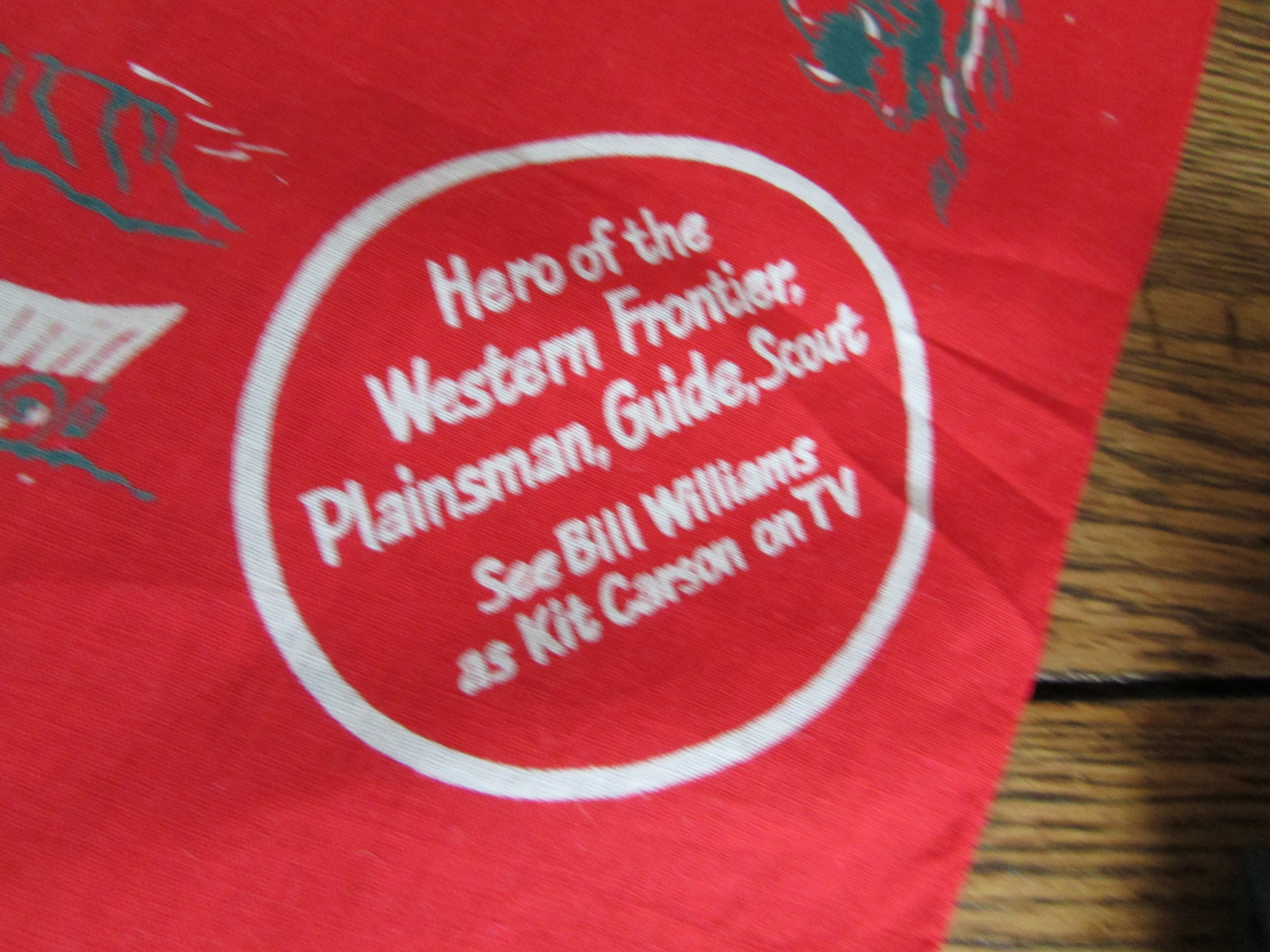Kit Carson Coca Cola Advertisement Scarf