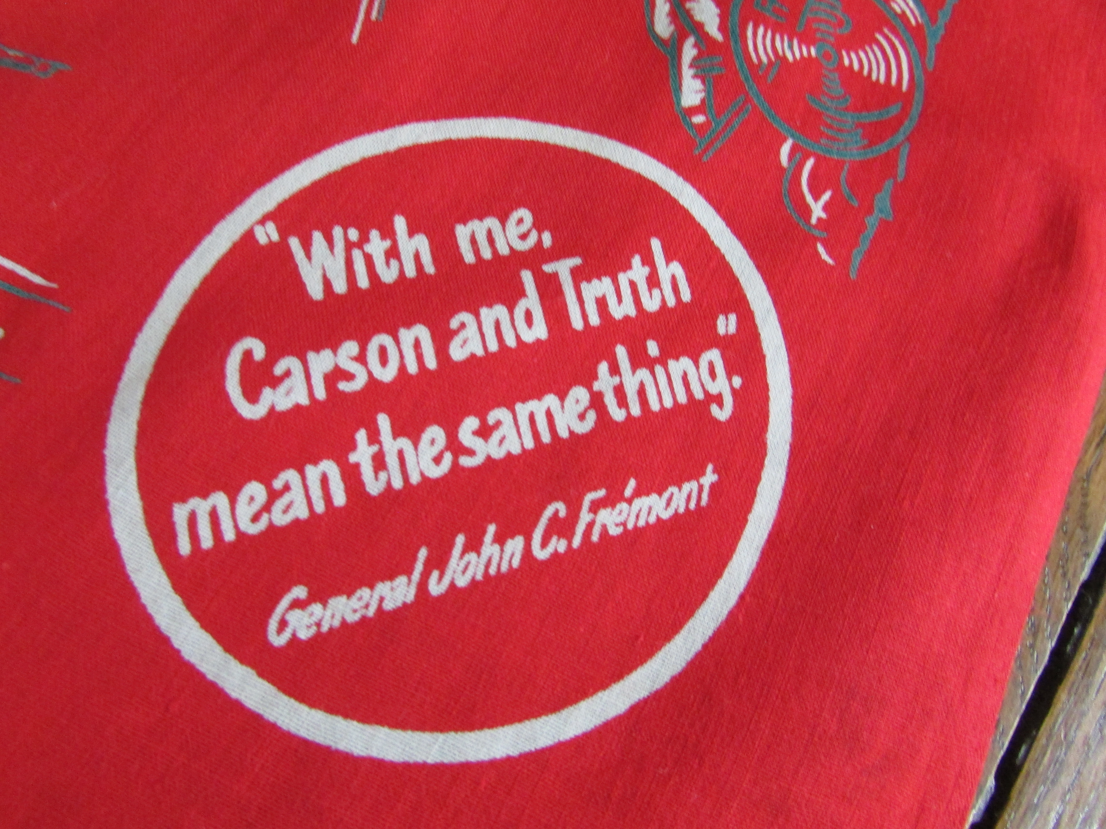 Kit Carson Coca Cola Advertisement Scarf